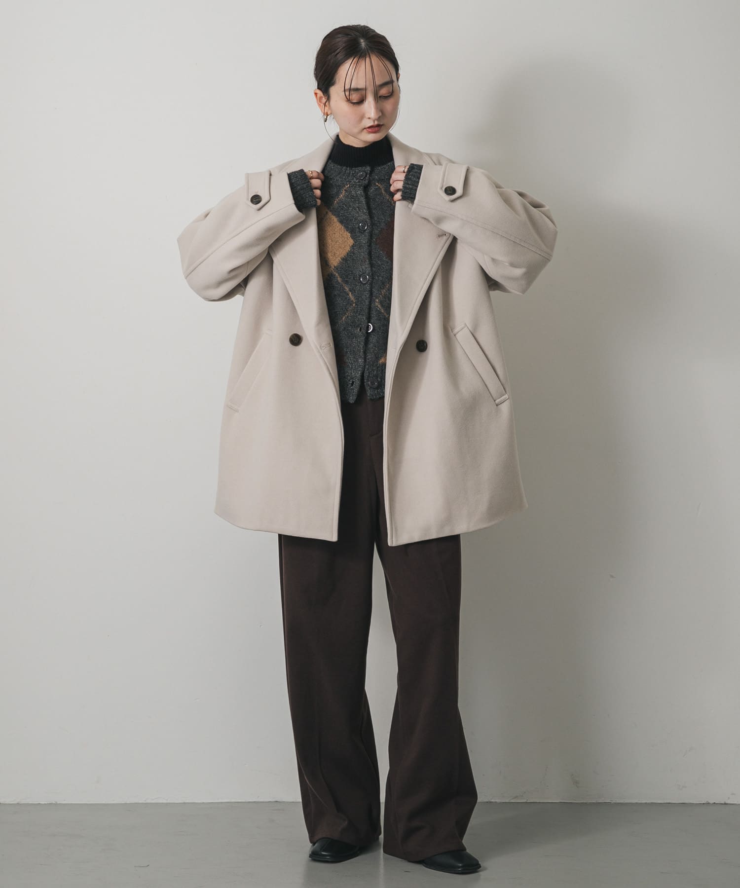 身長：169cm サイズ：one