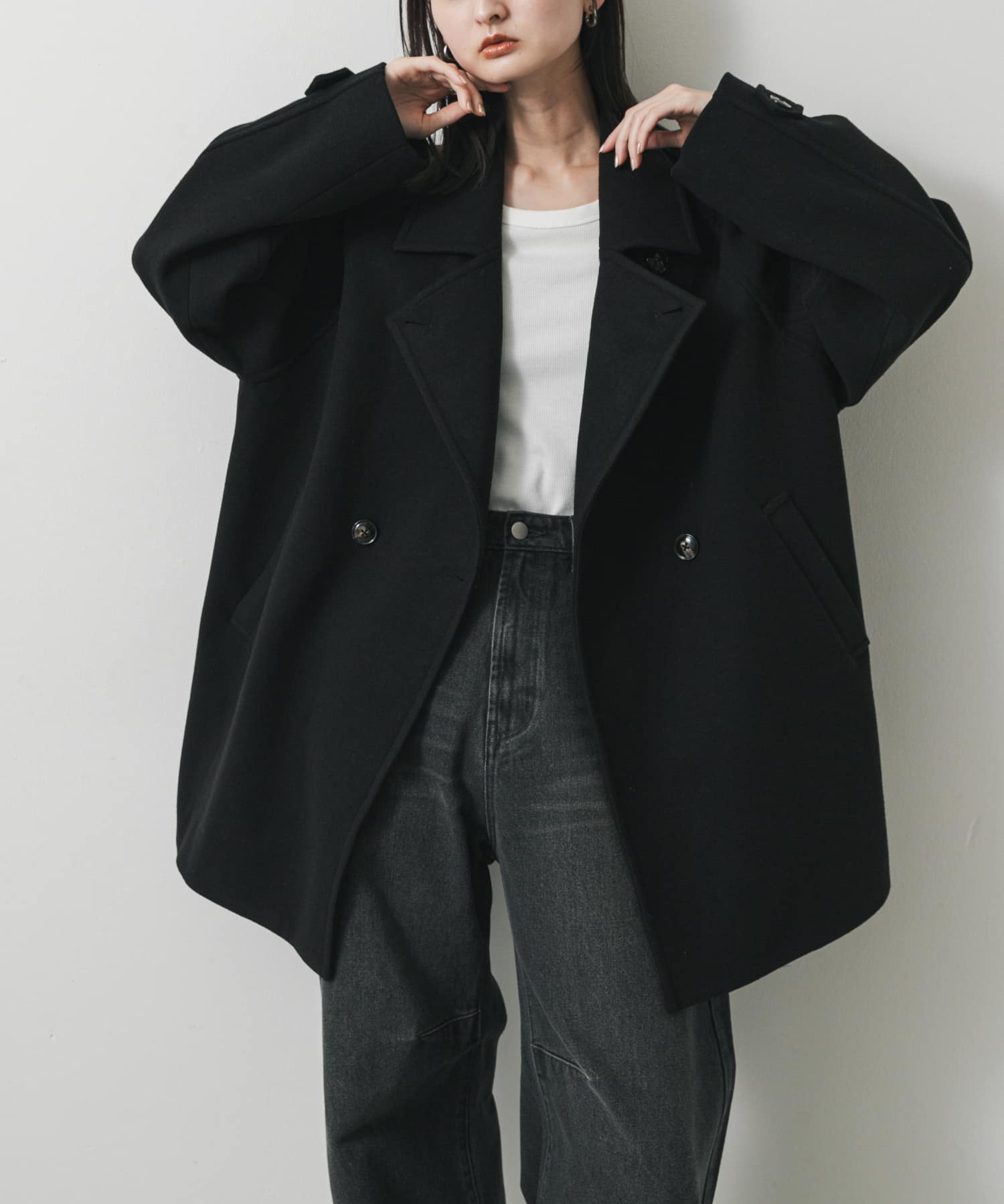 身長：169cm サイズ：one