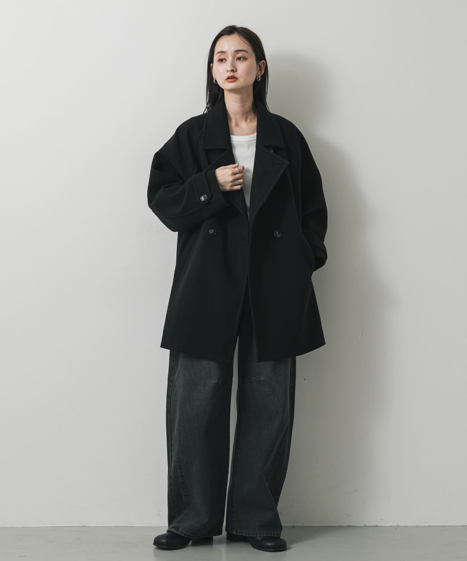 身長：169cm サイズ：one