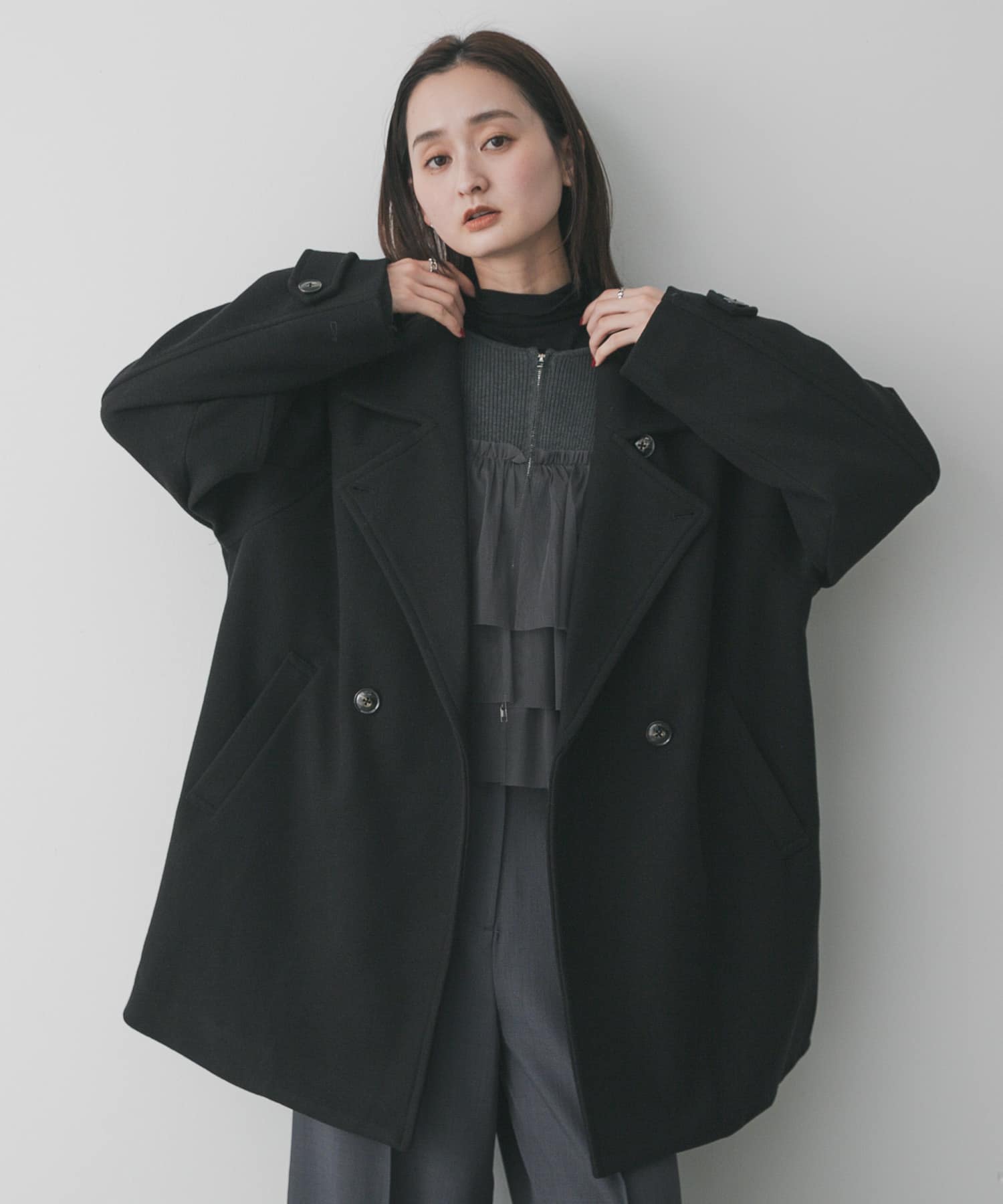 身長：169cm サイズ：one