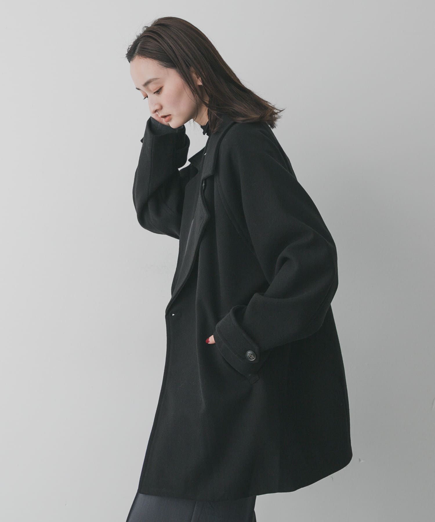 身長：169cm サイズ：one