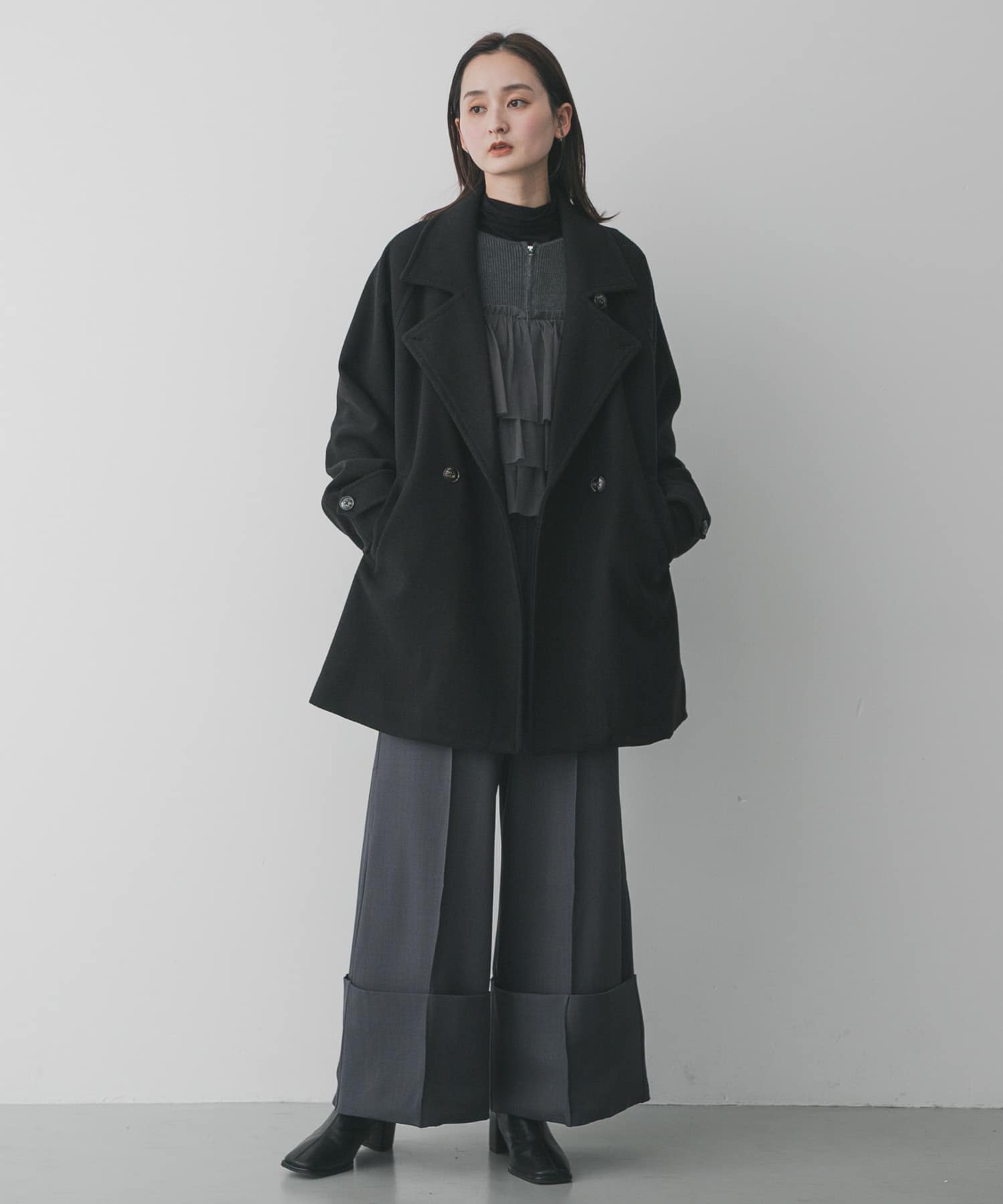 身長：169cm サイズ：one