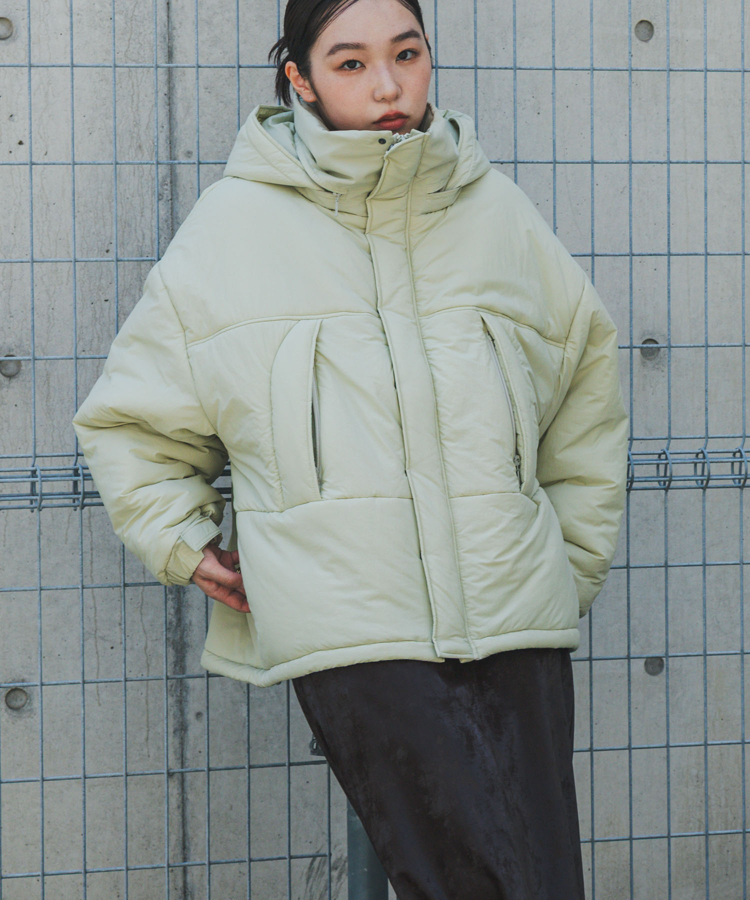 身長：158cm サイズ：one