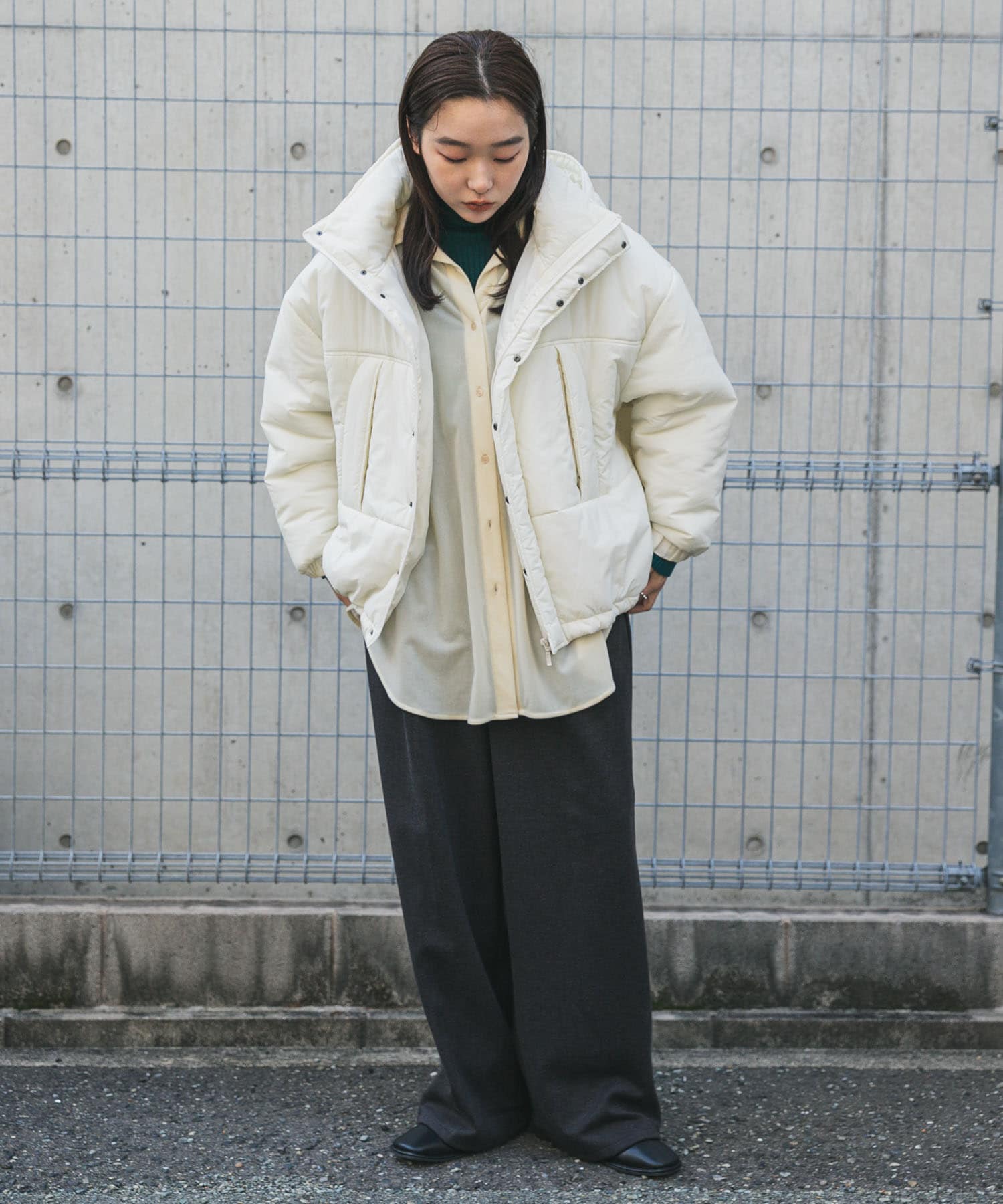 身長：158cm サイズ：one