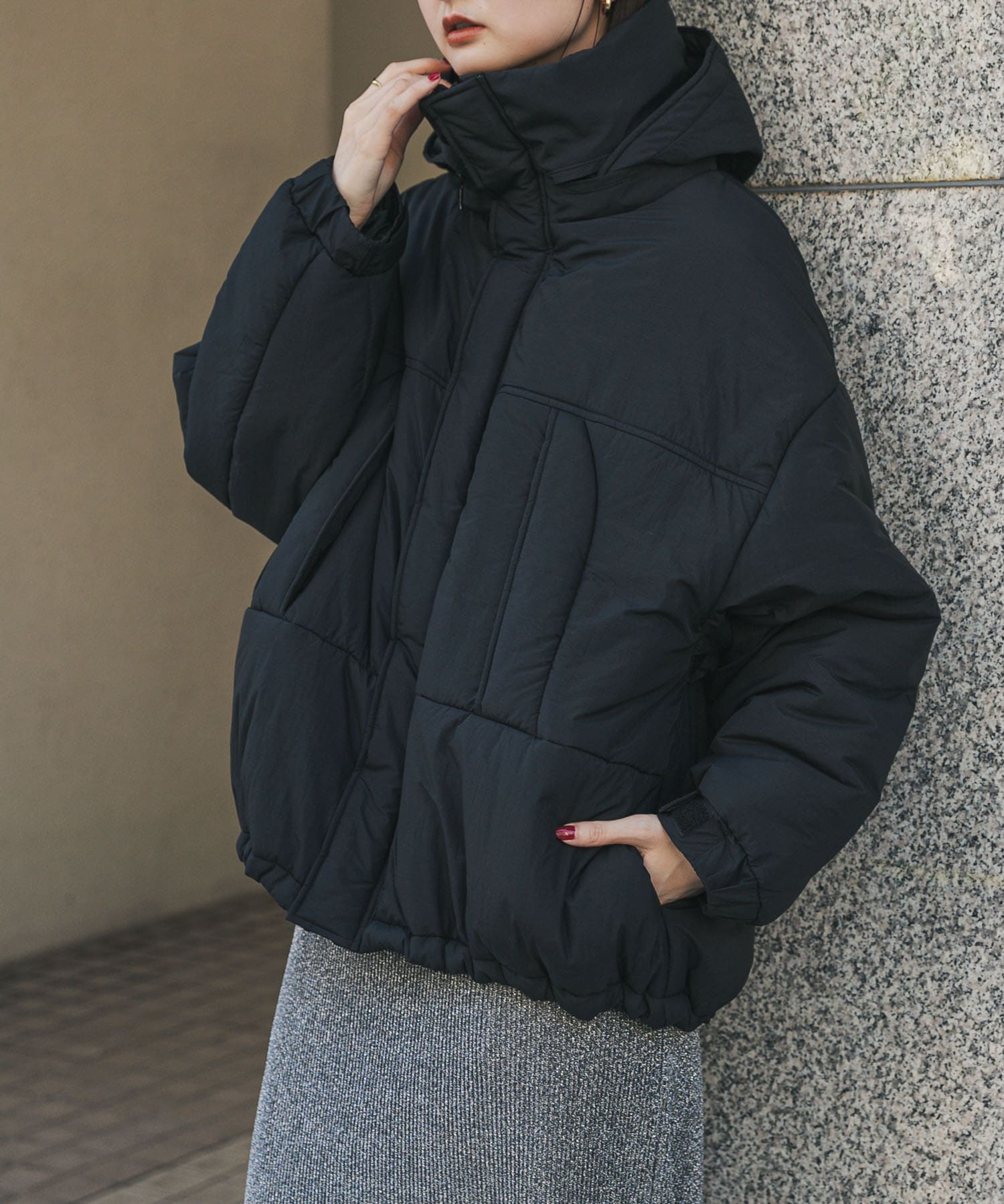 身長：169cm サイズ：one