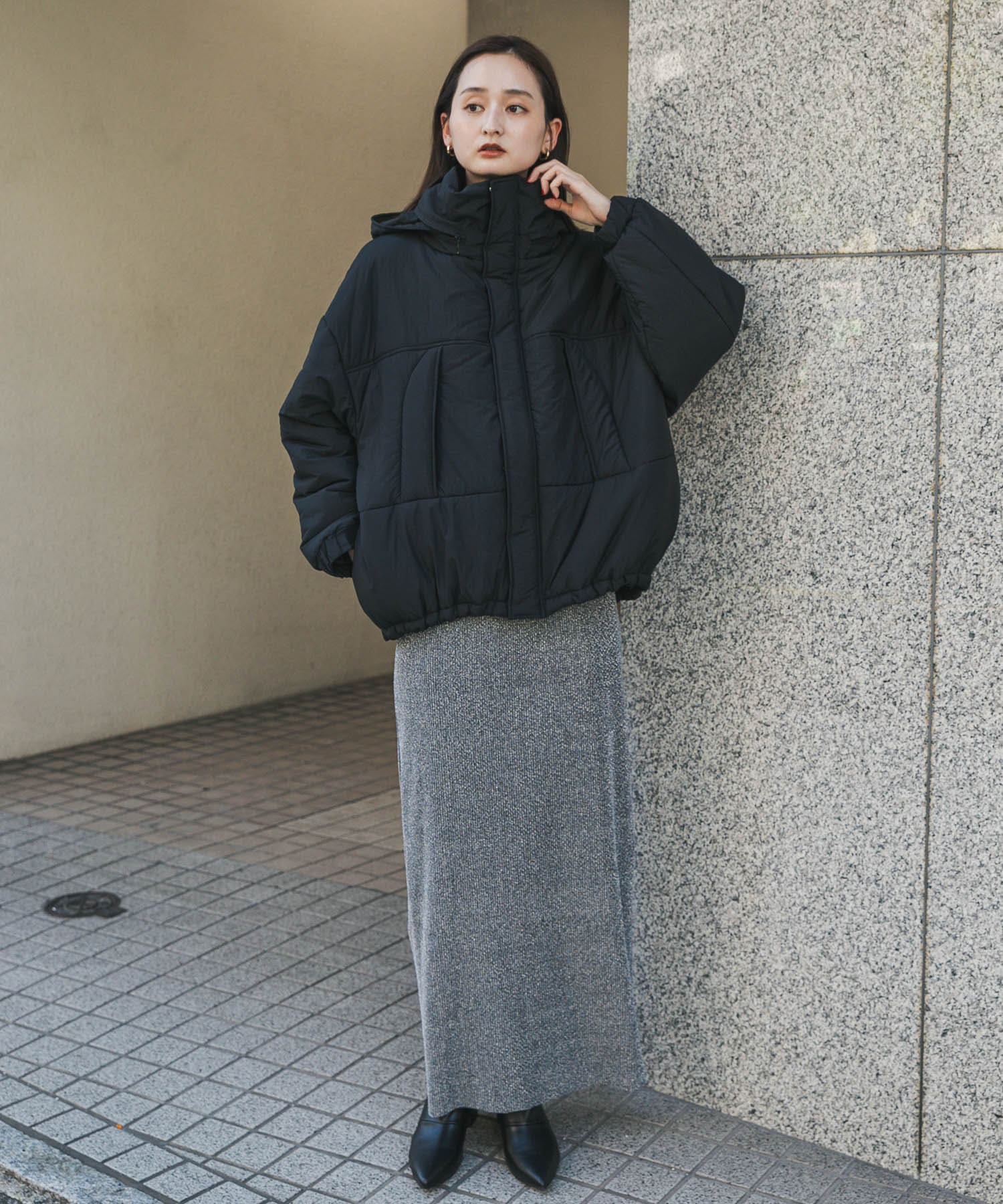 身長：169cm サイズ：one