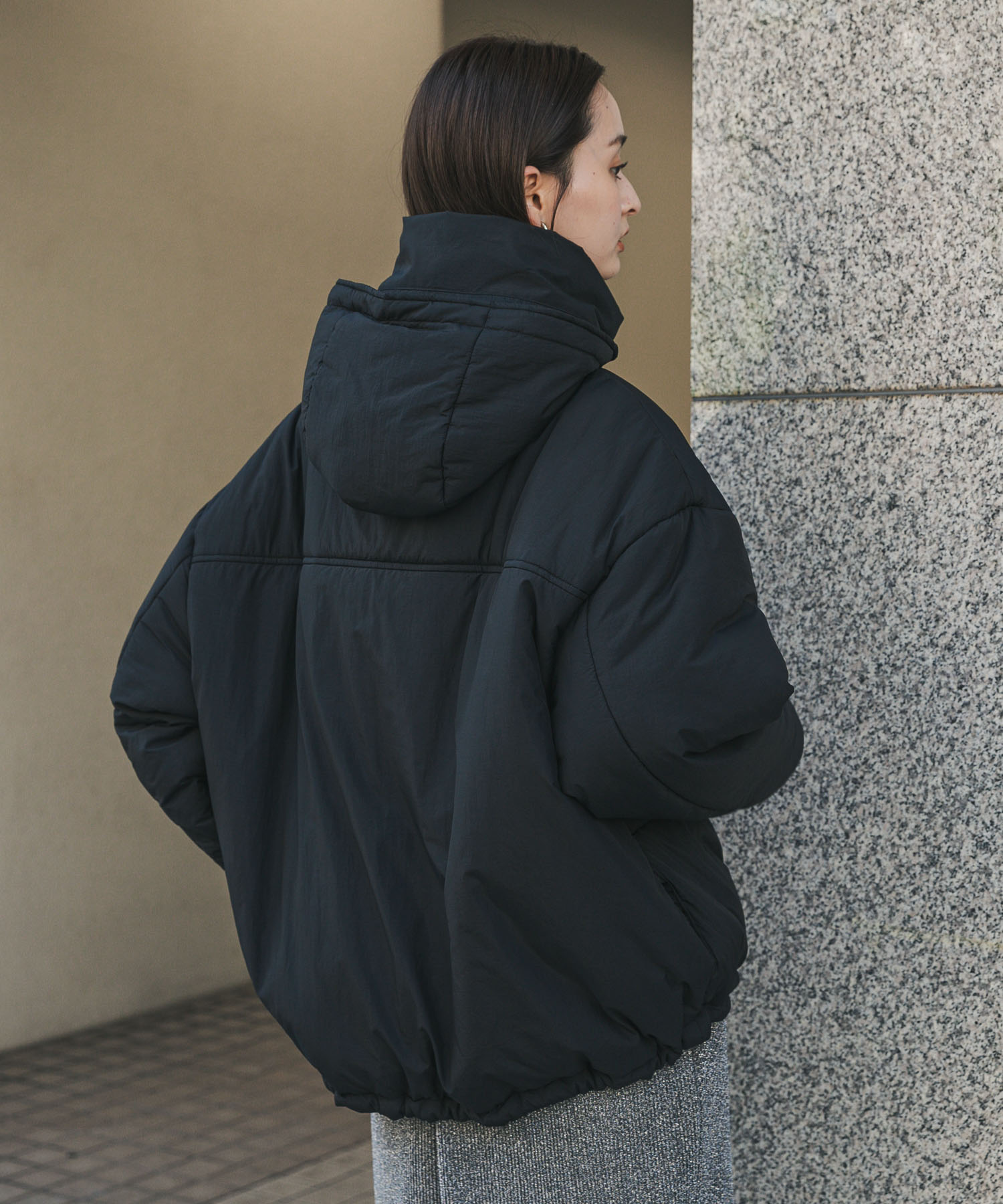 身長：169cm サイズ：one