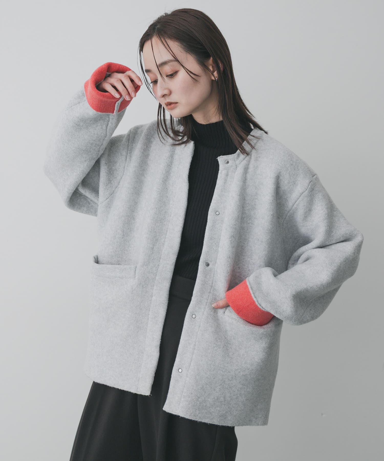 身長：169cm サイズ：one