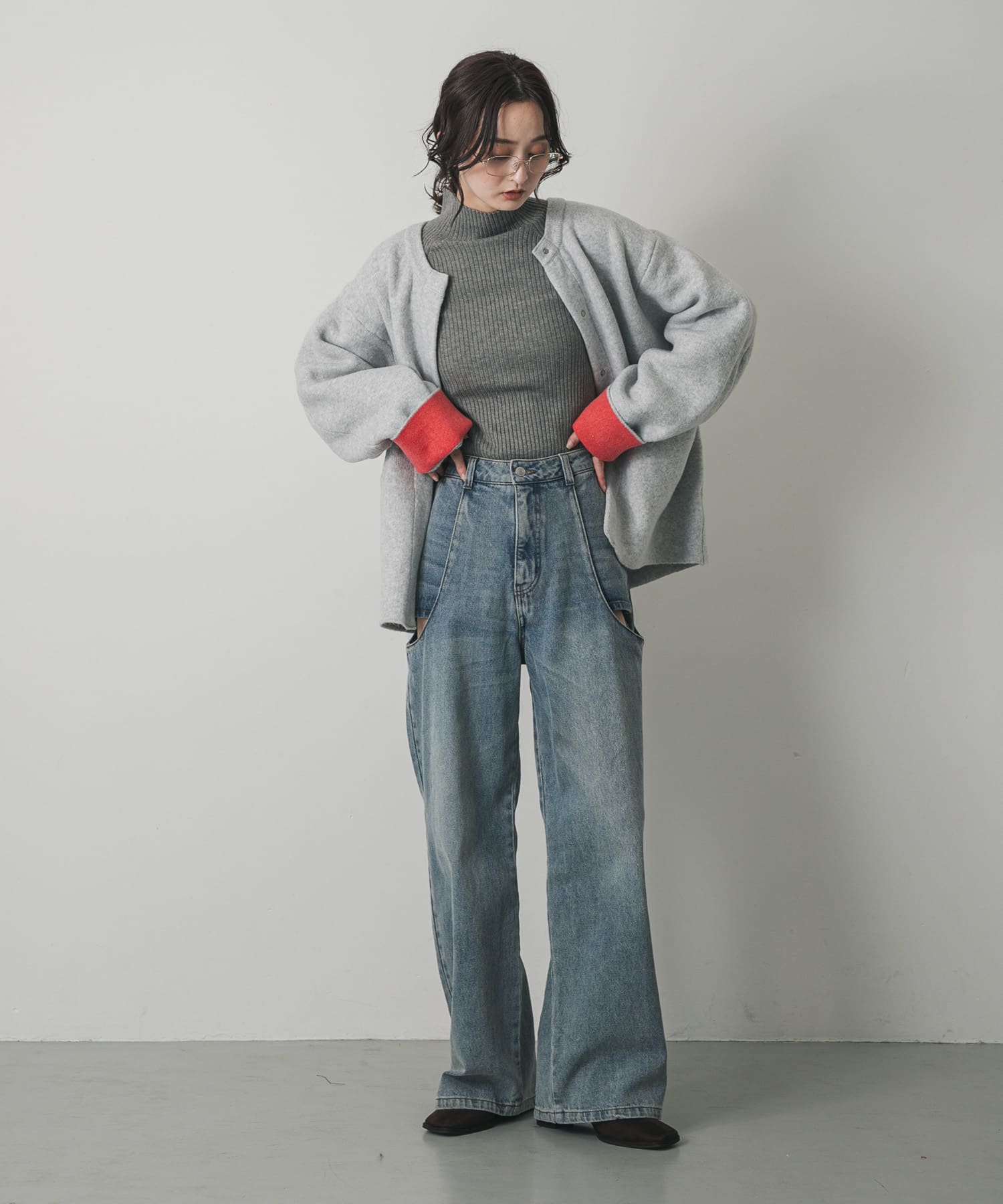 身長：169cm サイズ：one