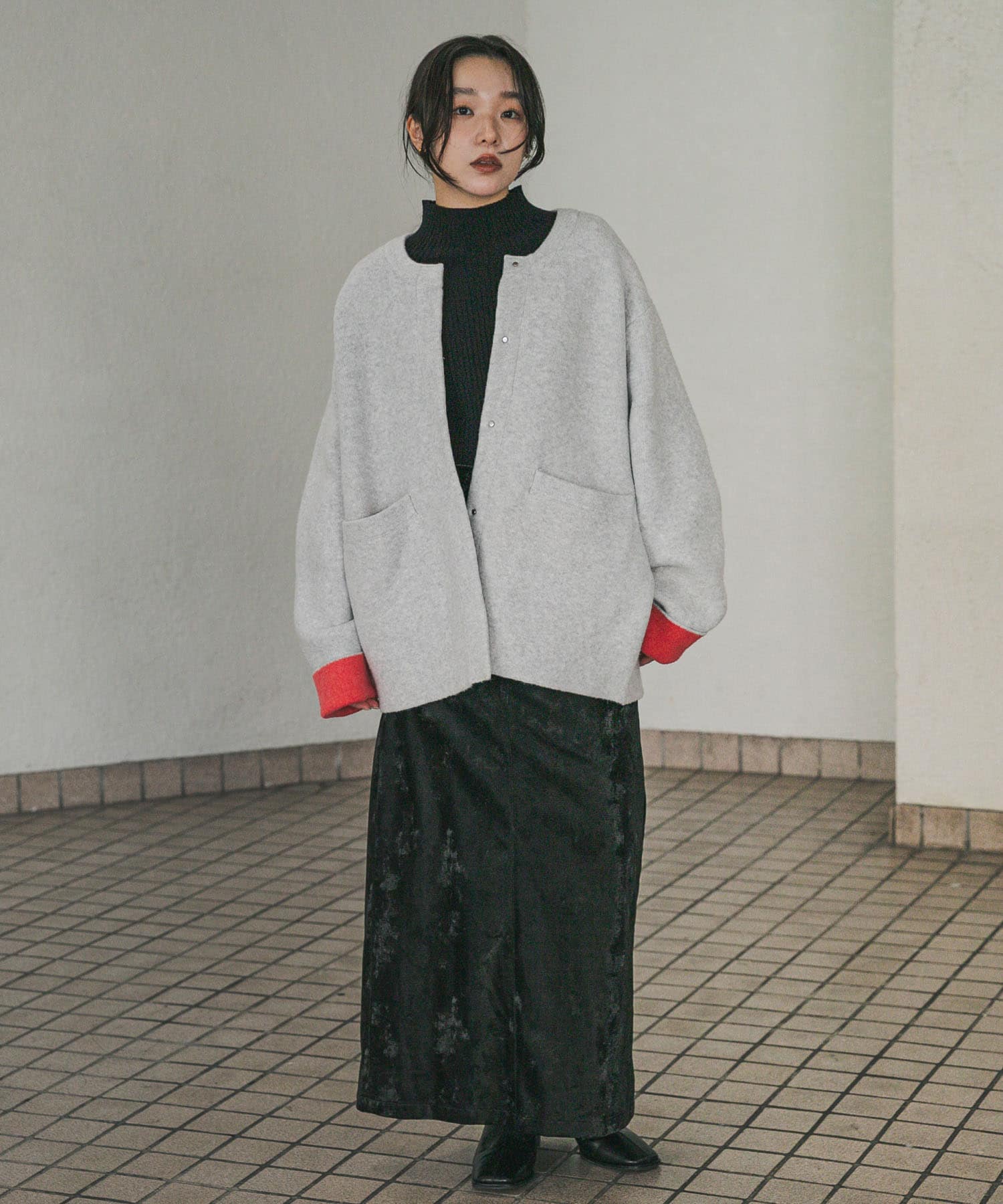 身長：158cm サイズ：one