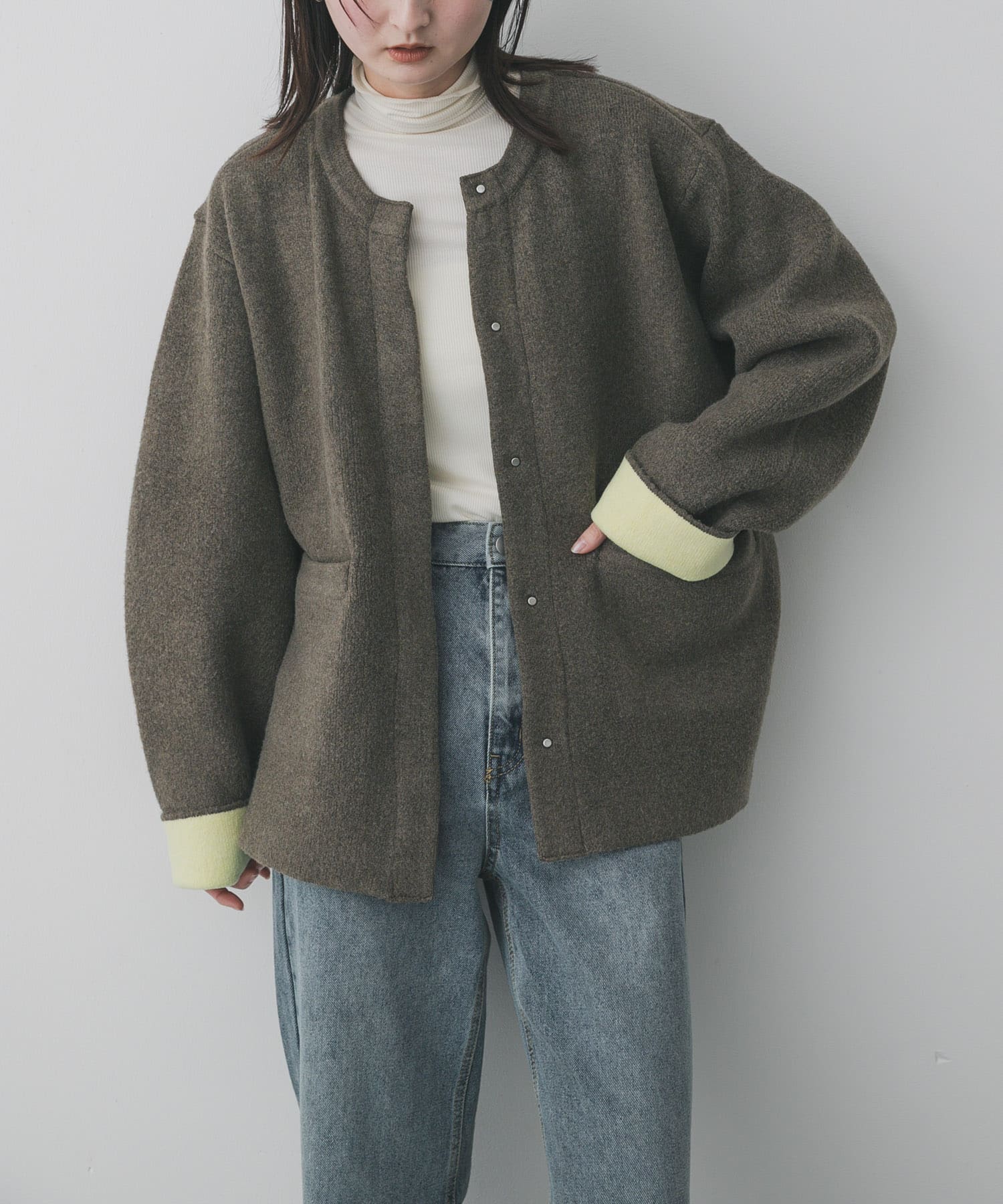 身長：169cm サイズ：one