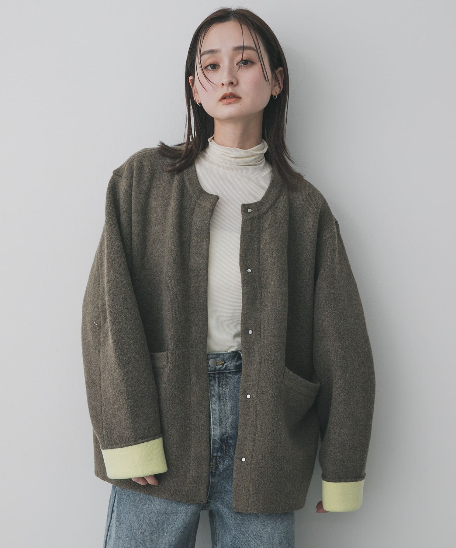 身長：169cm サイズ：one