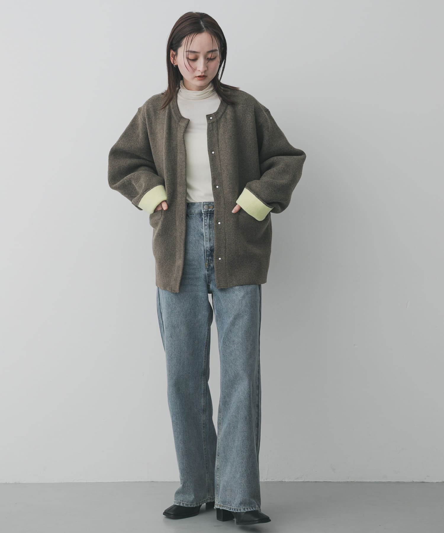 身長：169cm サイズ：one
