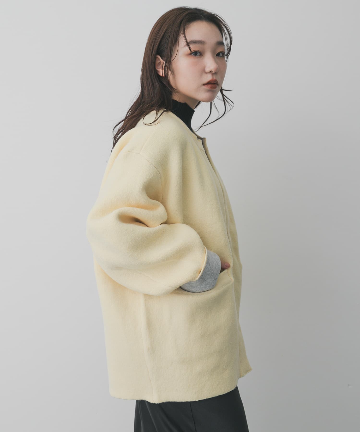 身長：158cm サイズ：one