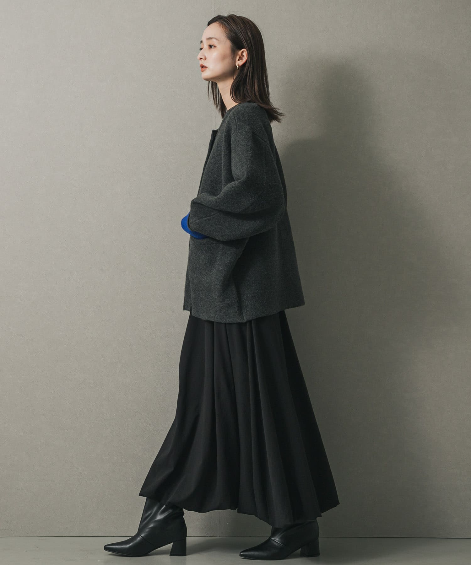 身長：169cm サイズ：one