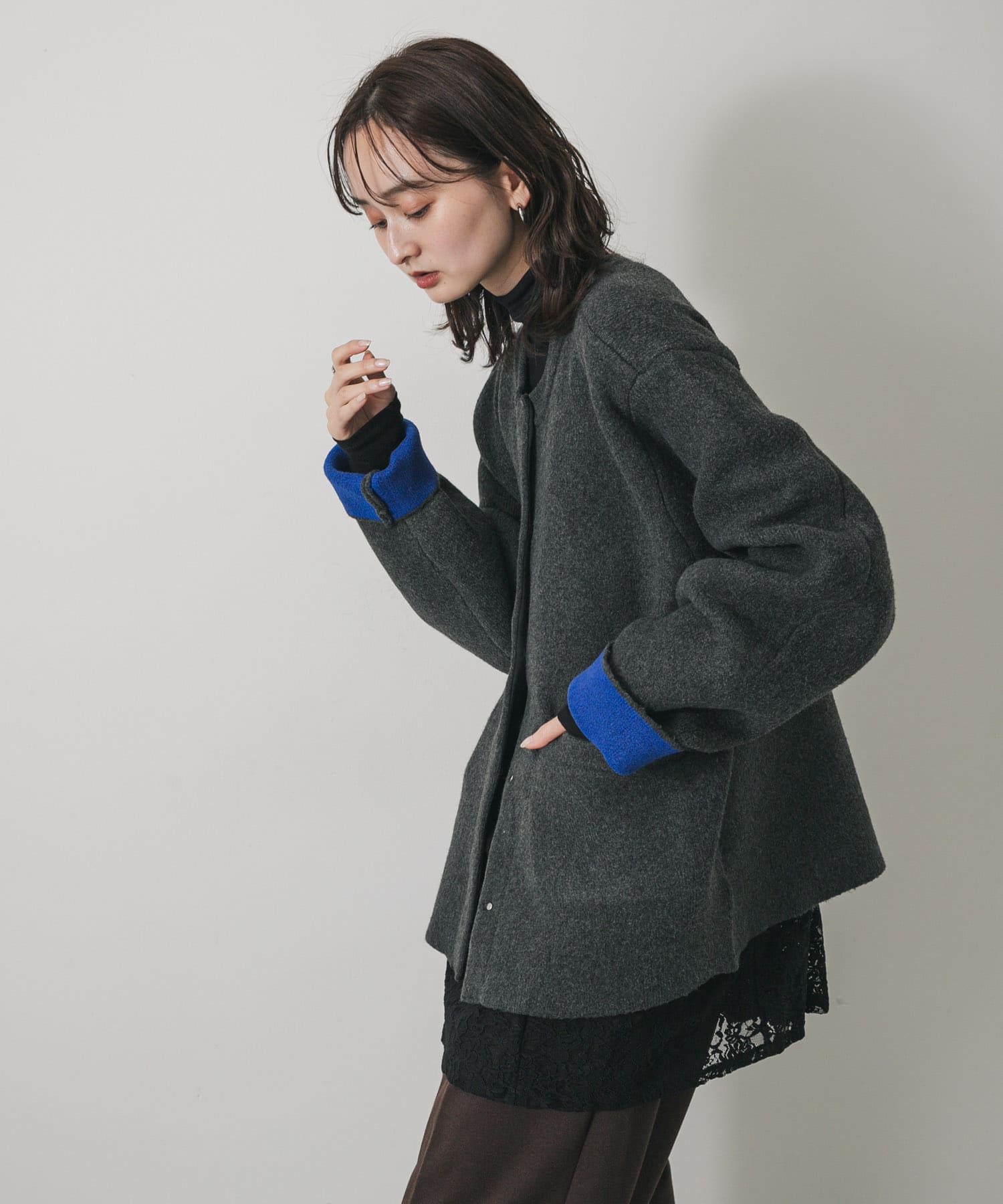 身長：169cm サイズ：one