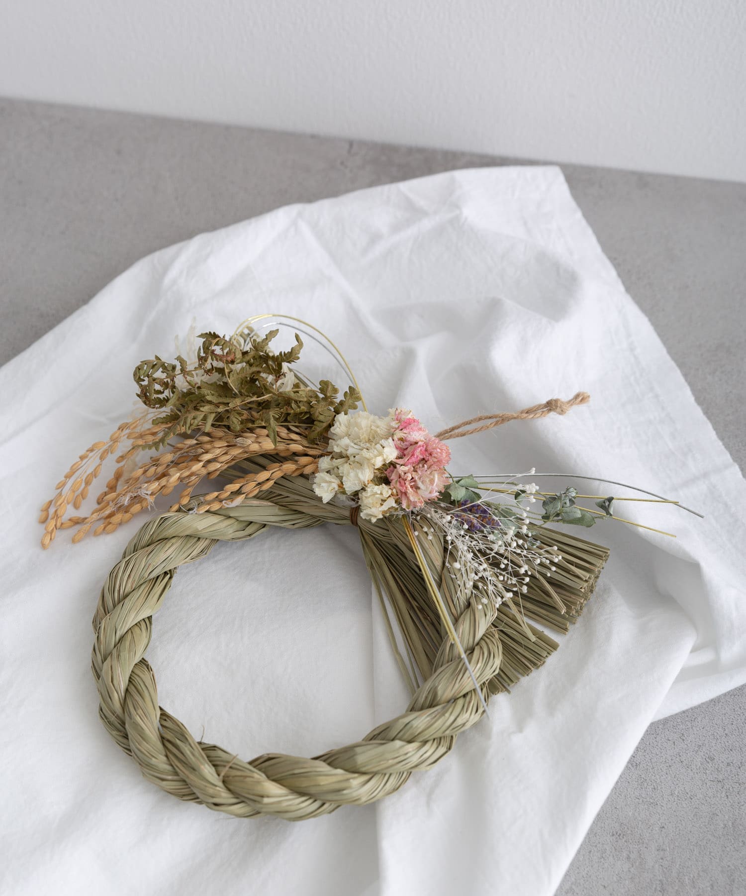 BLOMSTER　ドライフラワーお飾りリング 3532PN -