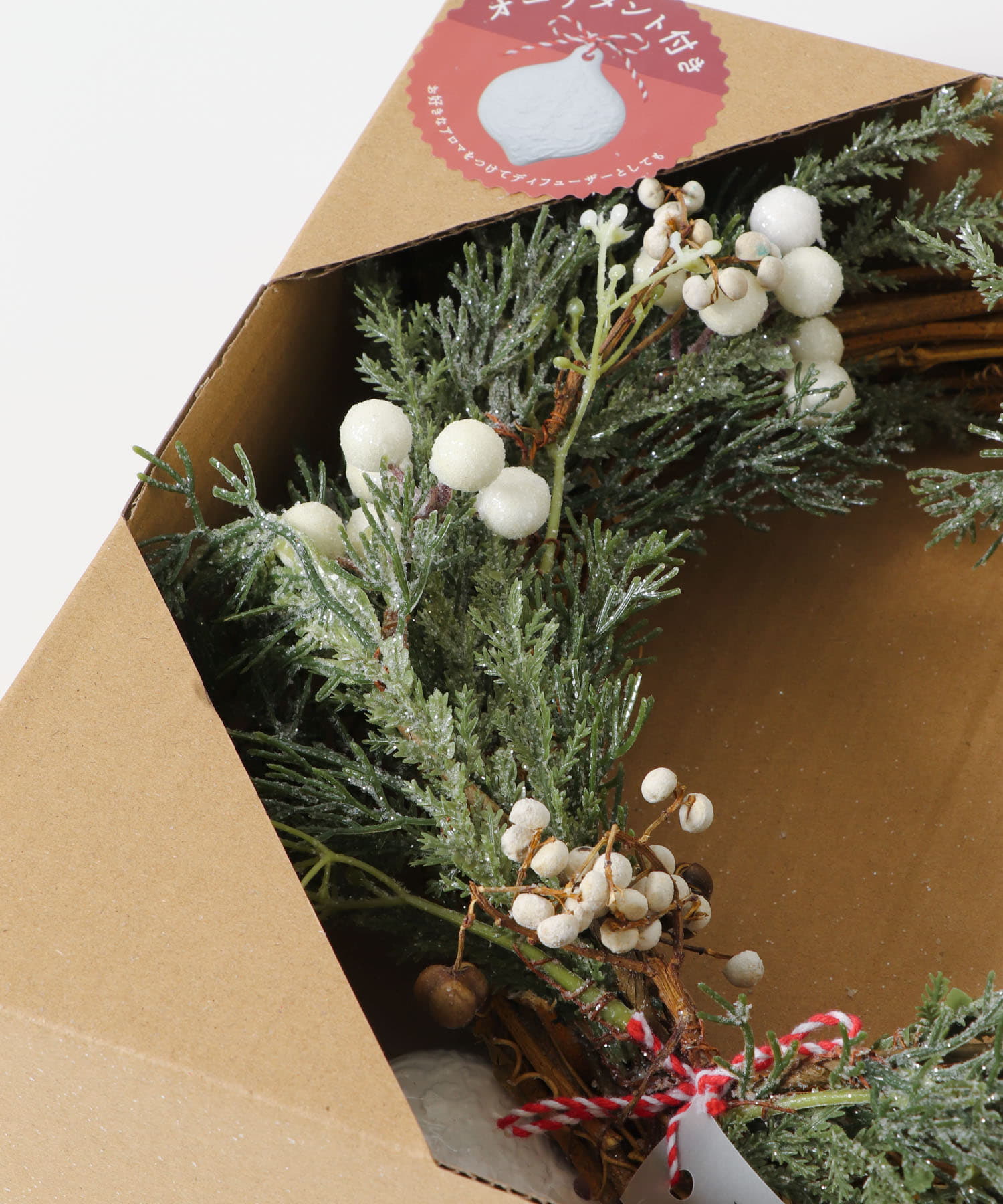 BLOMSTER　クリスマス リース WH -