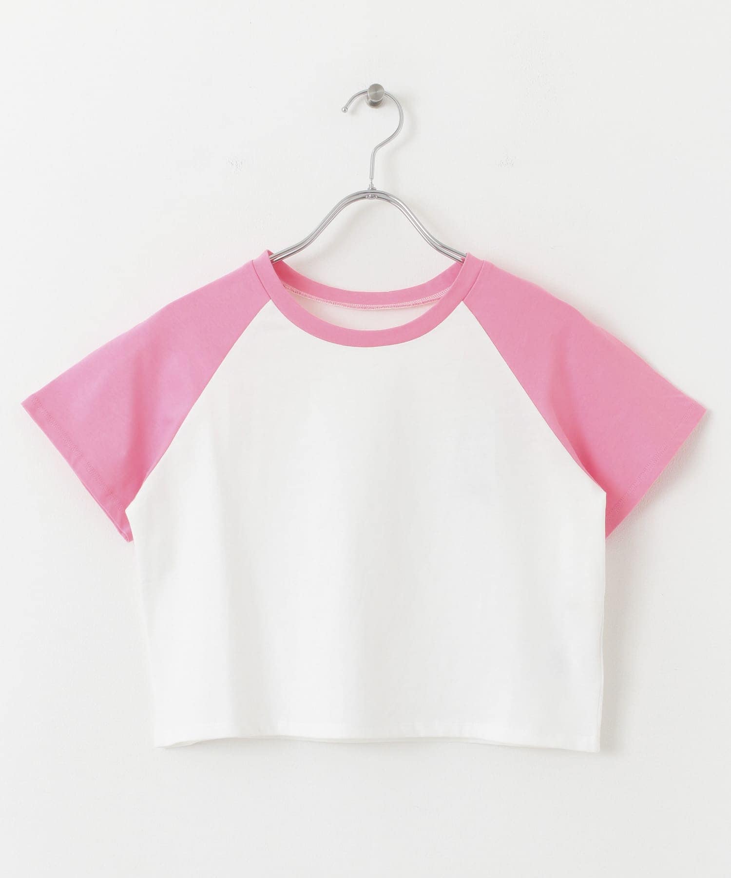 りちゃーど ラグランスリーブバイカラーミニTシャツ(one YELLOW): トップス｜URBAN