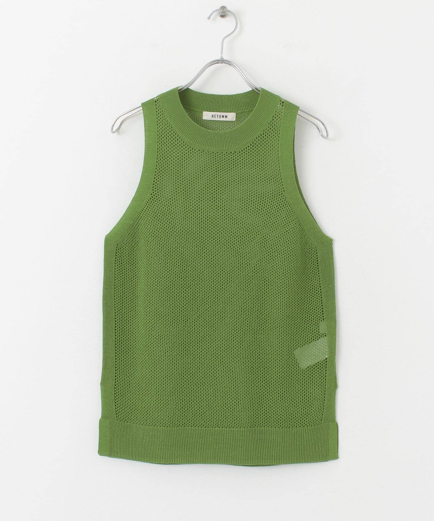 カラフルメッシュアメスリトップ GREEN one