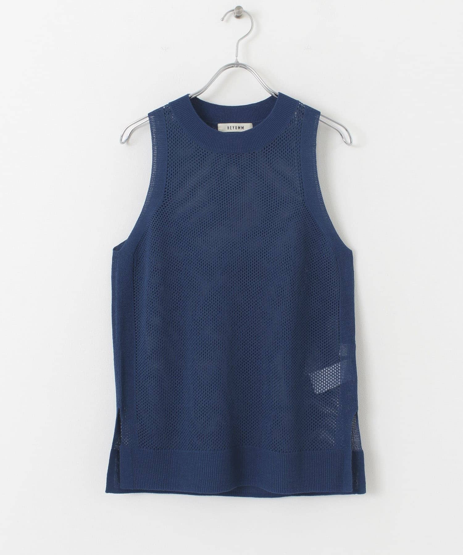 カラフルメッシュアメスリトップ BLUE one