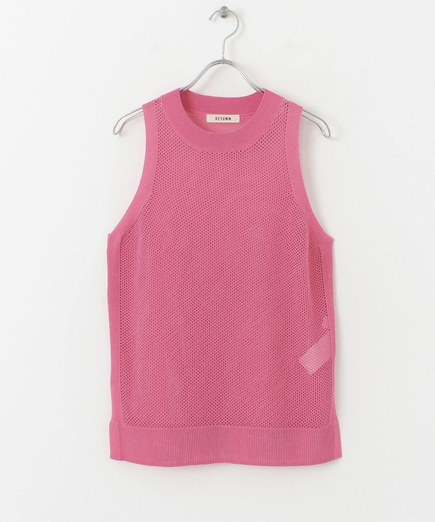 カラフルメッシュアメスリトップ PINK one
