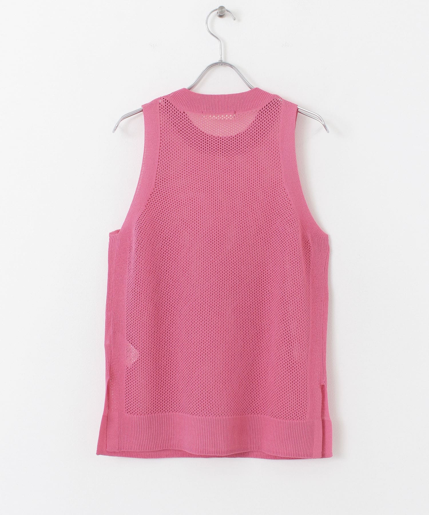 カラフルメッシュアメスリトップ PINK one