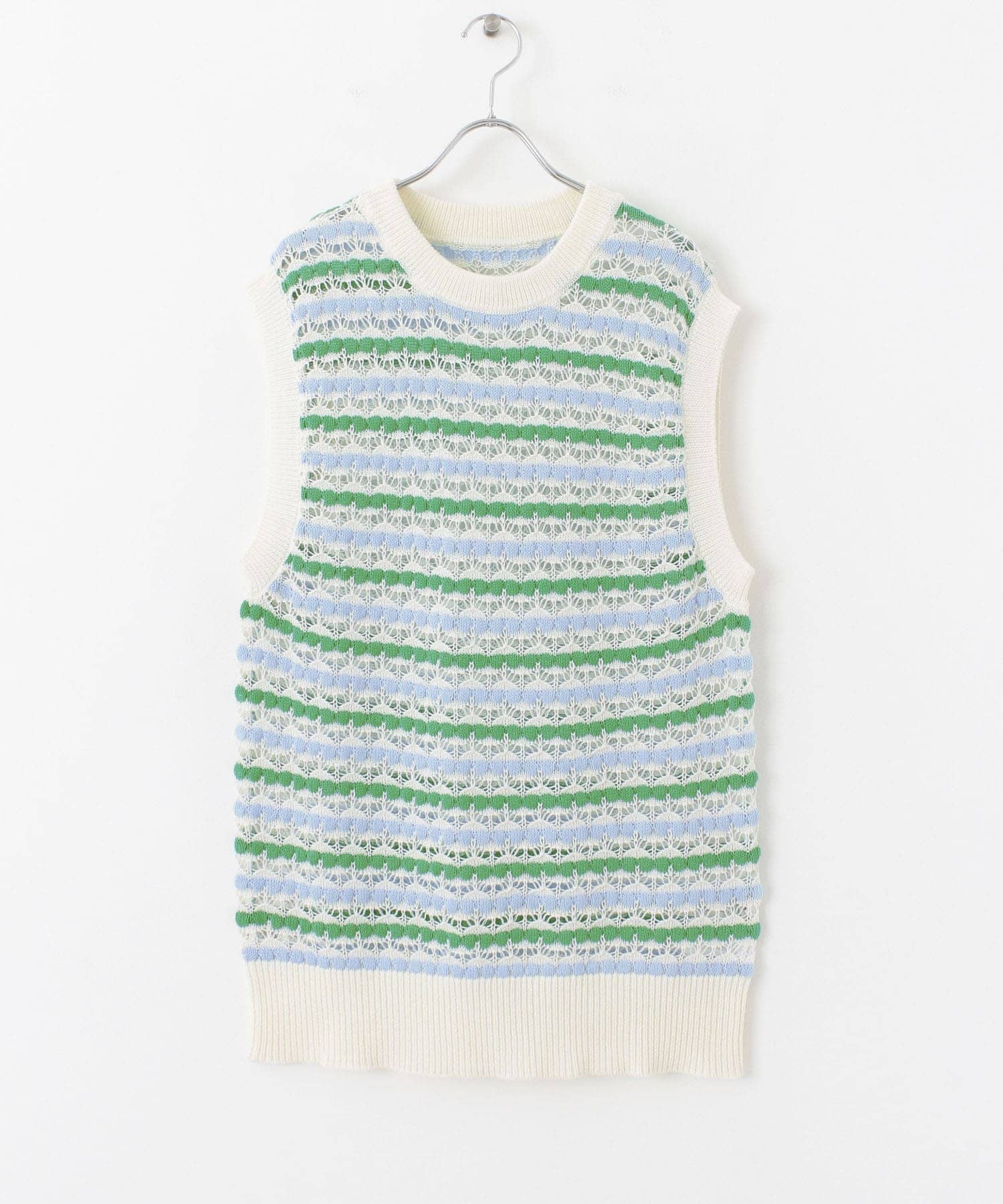カラフルスカシアミニットベスト GREEN one