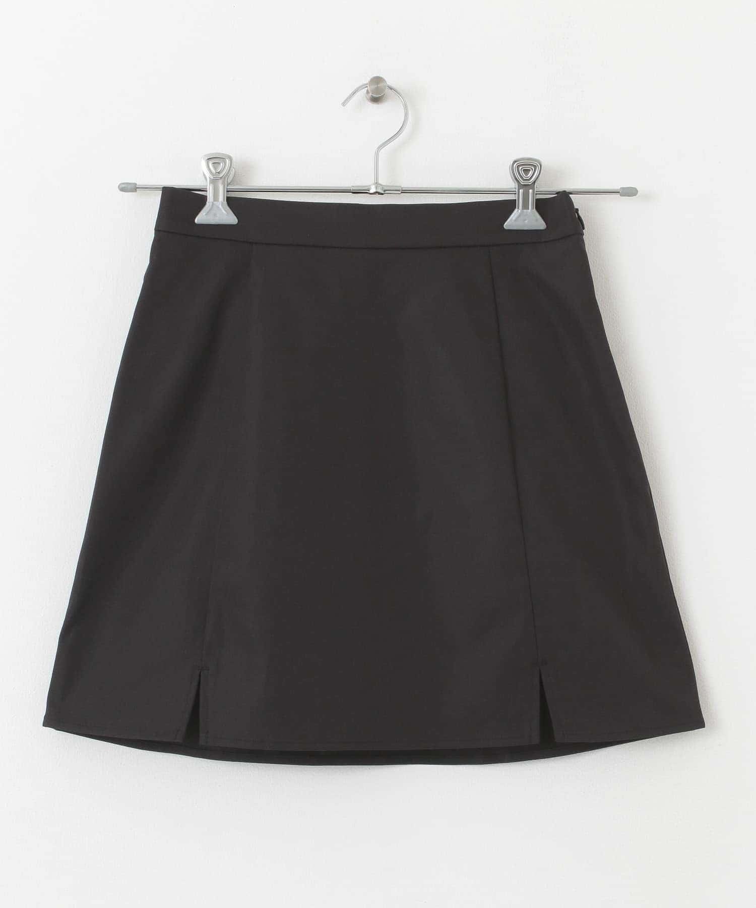 カラフル台形ミニスカート BLACK one
