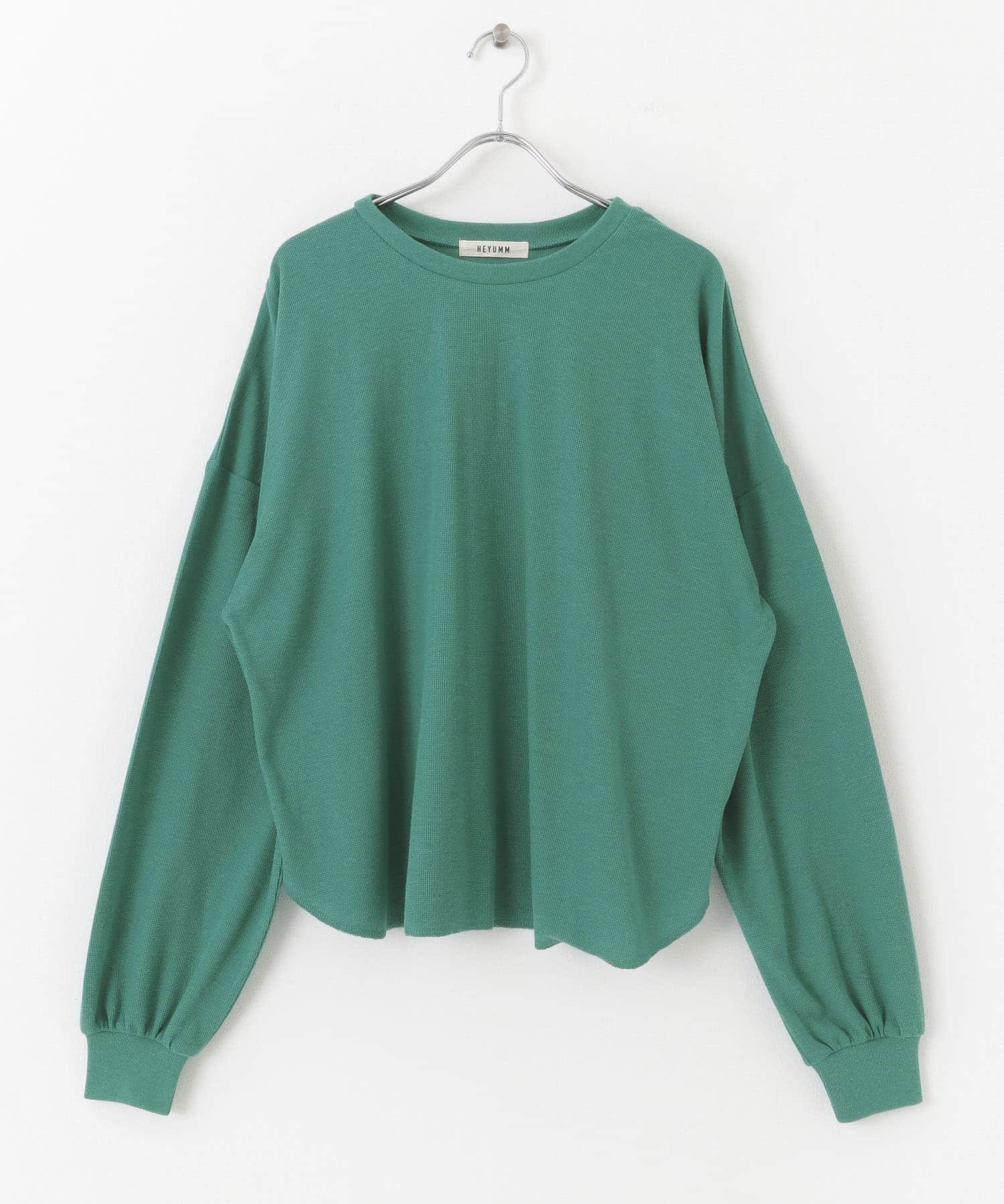 カラフルワッフル長袖Tシャツ