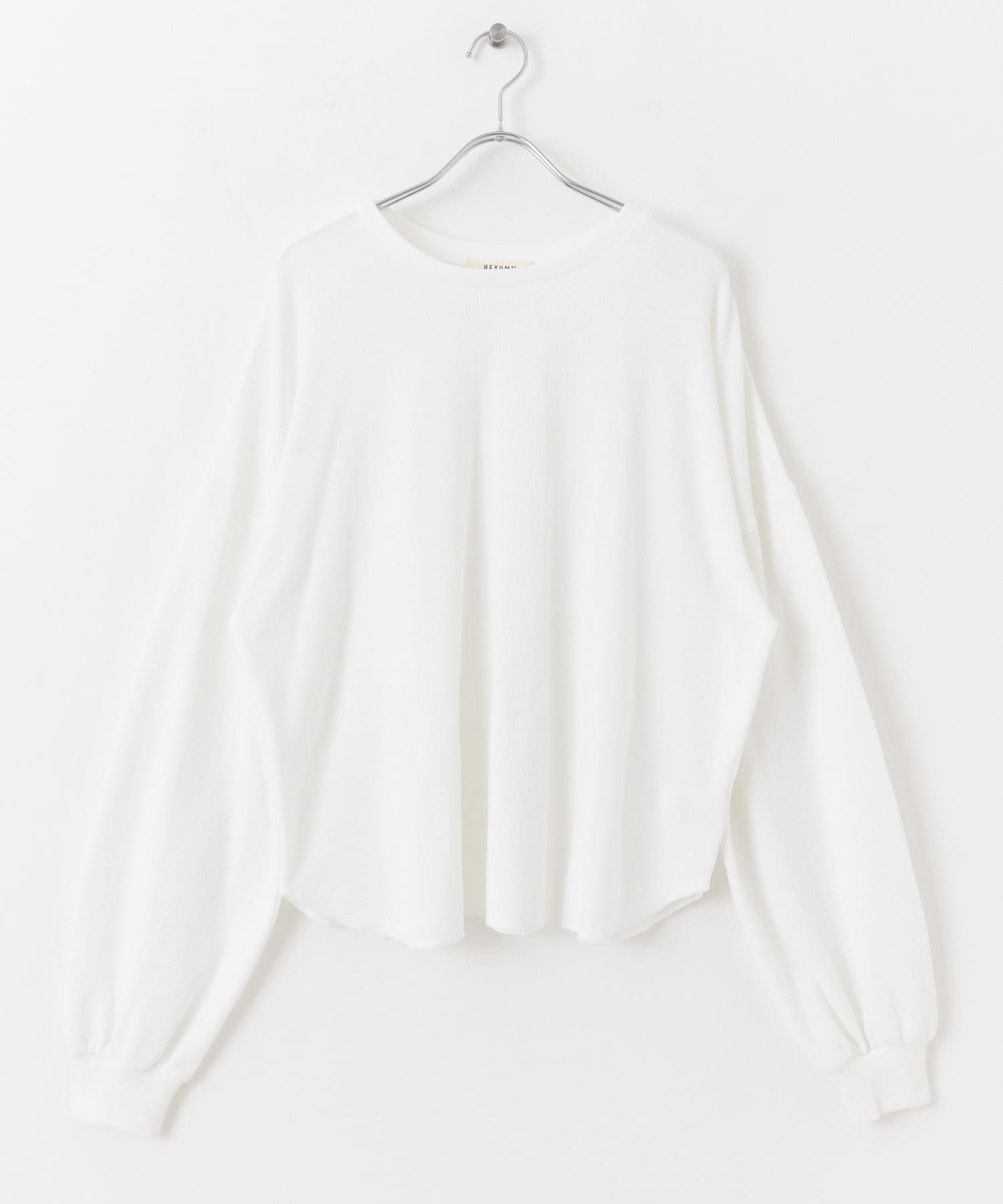 カラフルワッフル長袖Tシャツ