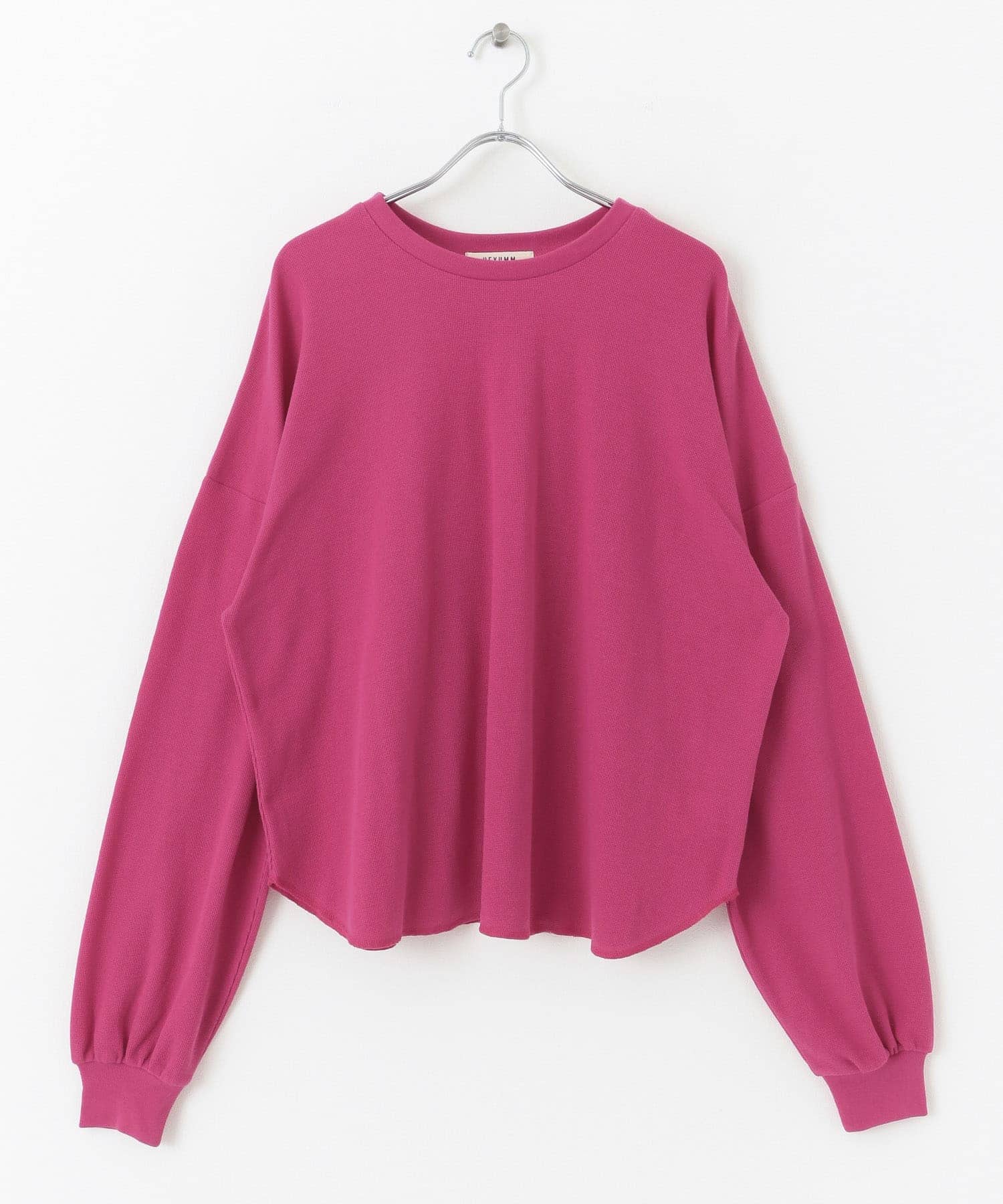 カラフルワッフル長袖Tシャツ