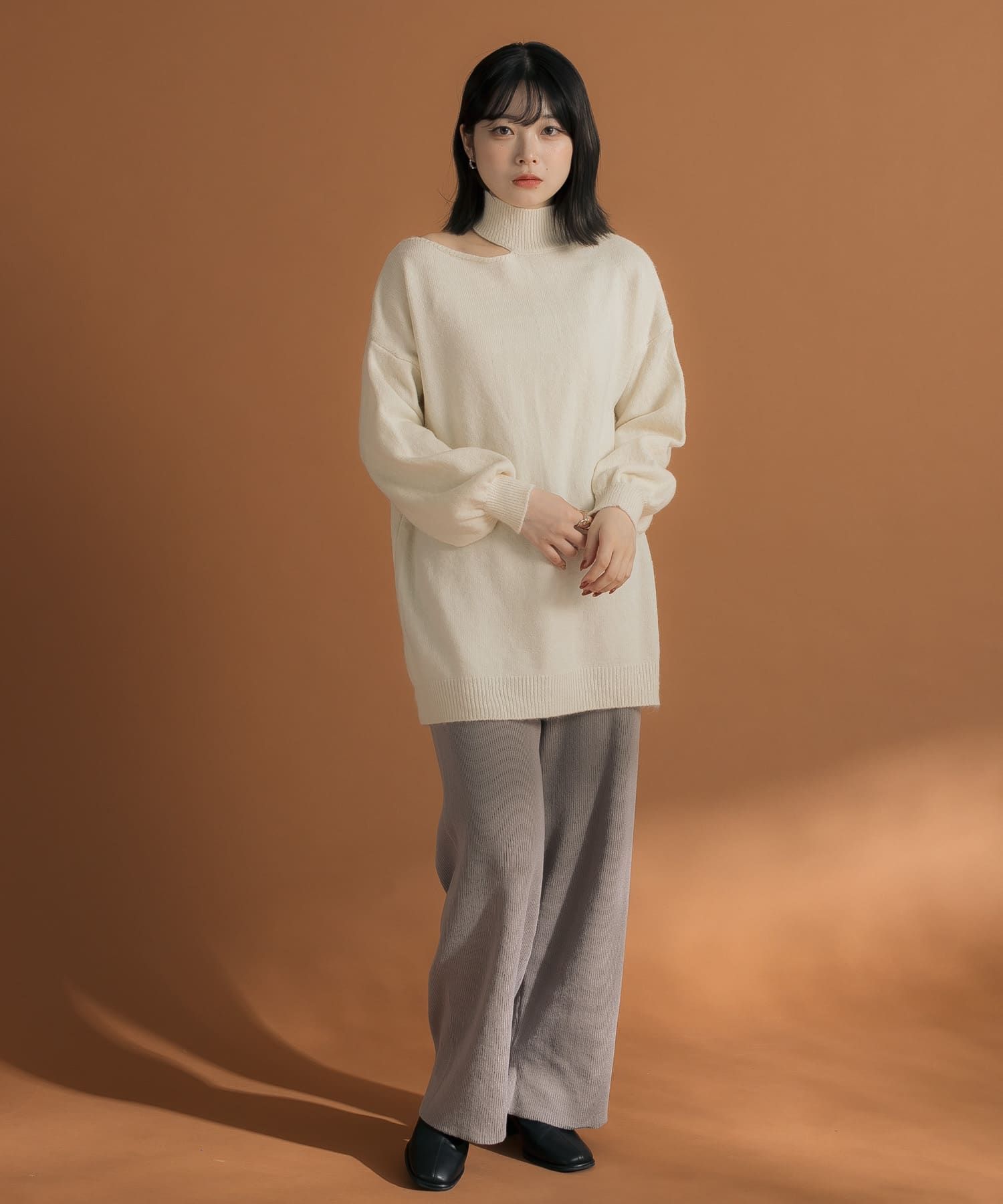 身長：157cm サイズ：one