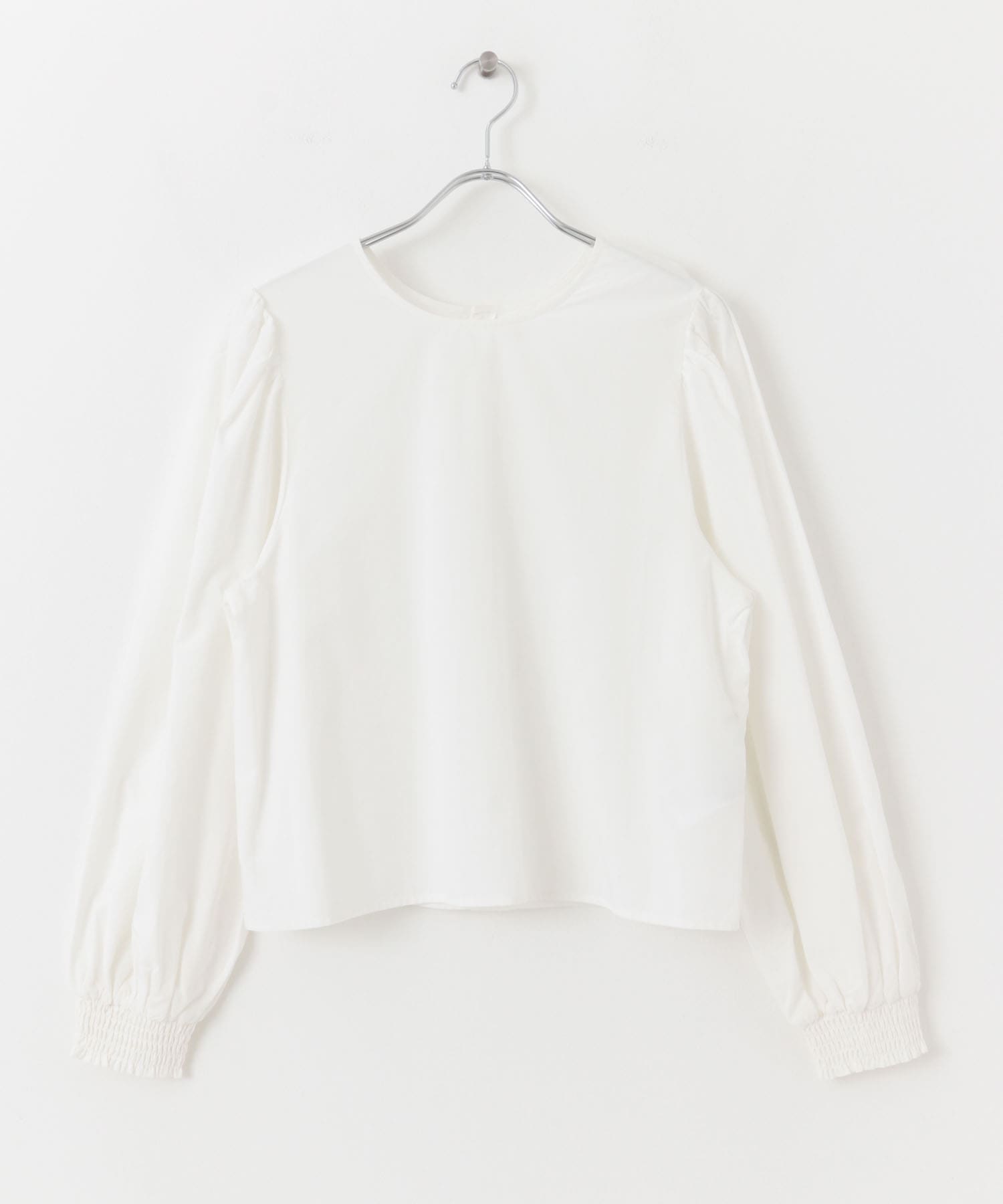 2WAYボリュームスリーブブラウス OFF WHITE one