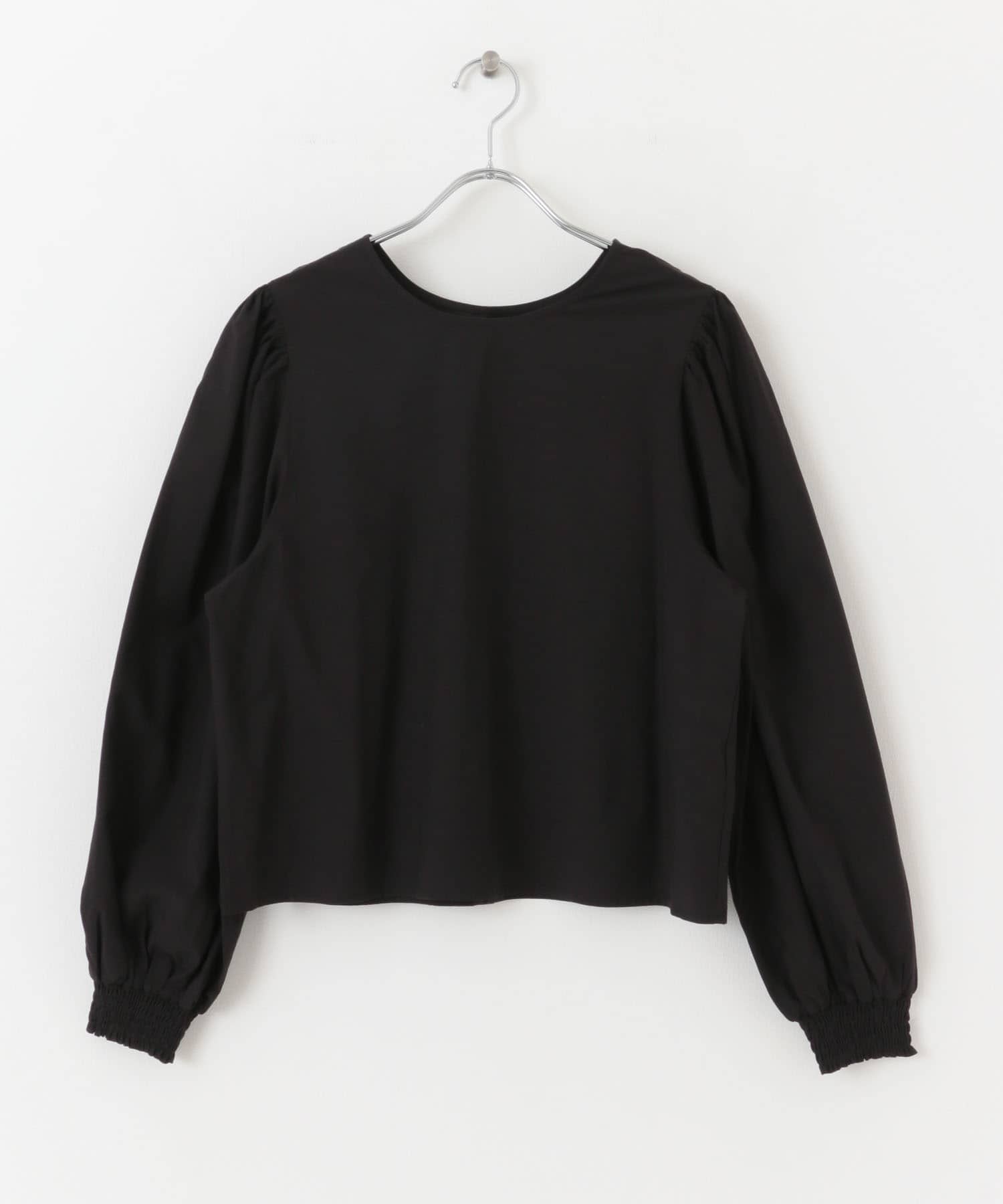 2WAYボリュームスリーブブラウス BLACK one