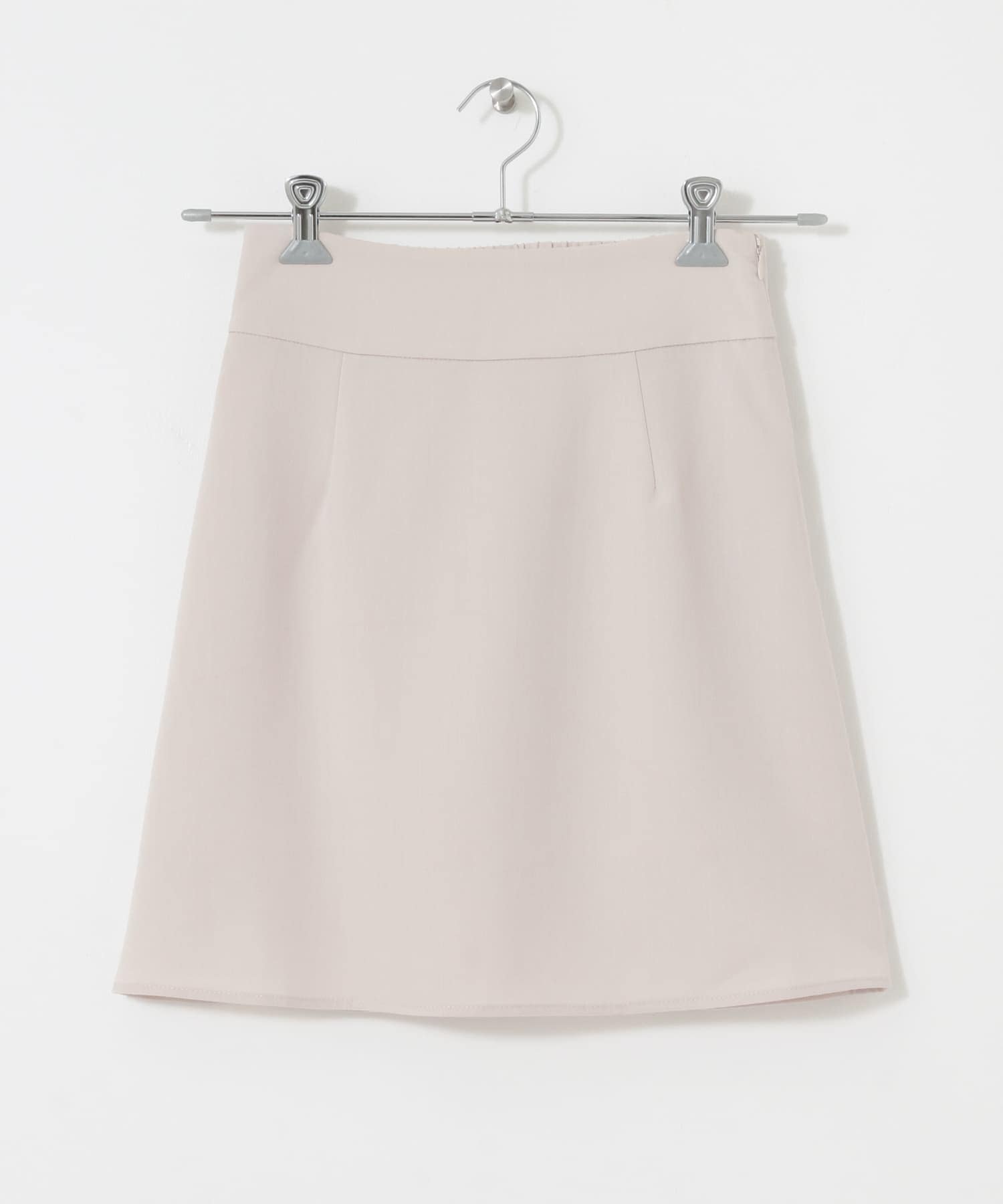 ハイウエスト台形ミニスカート IVORY one