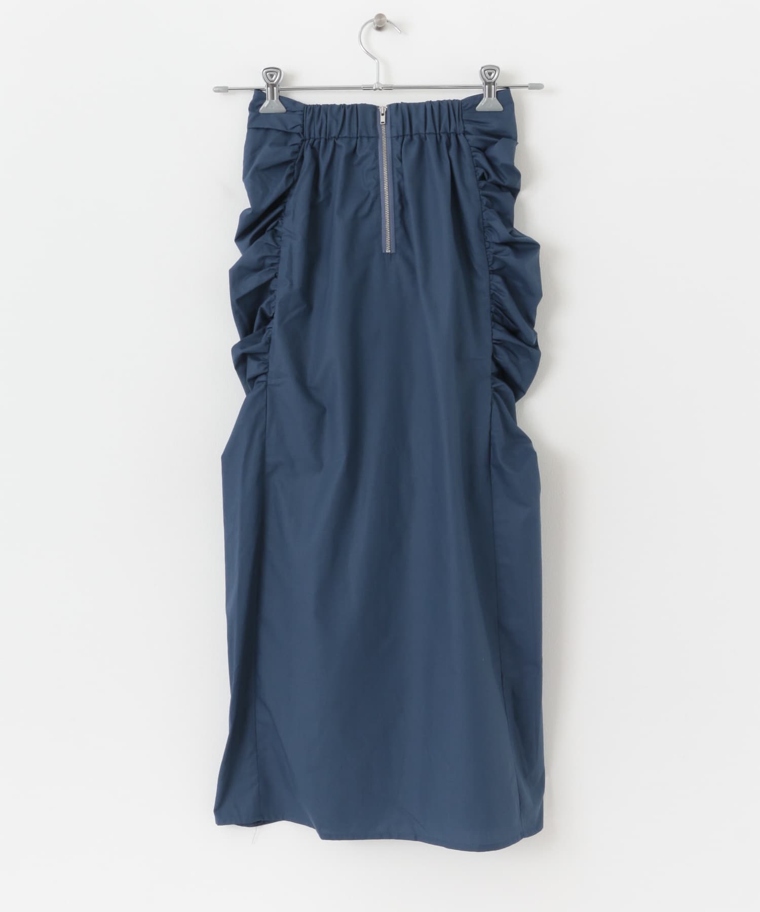 クシュクシュギャザーナロースカート BLUE one