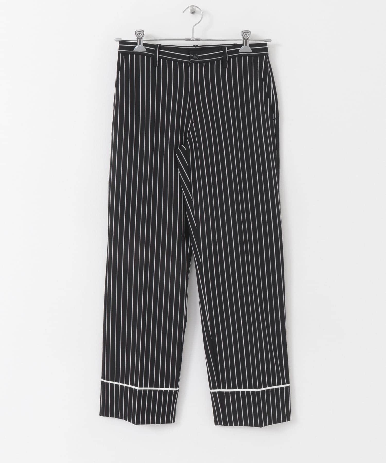 キレイシルエットカラースラックスパンツ BLACK S