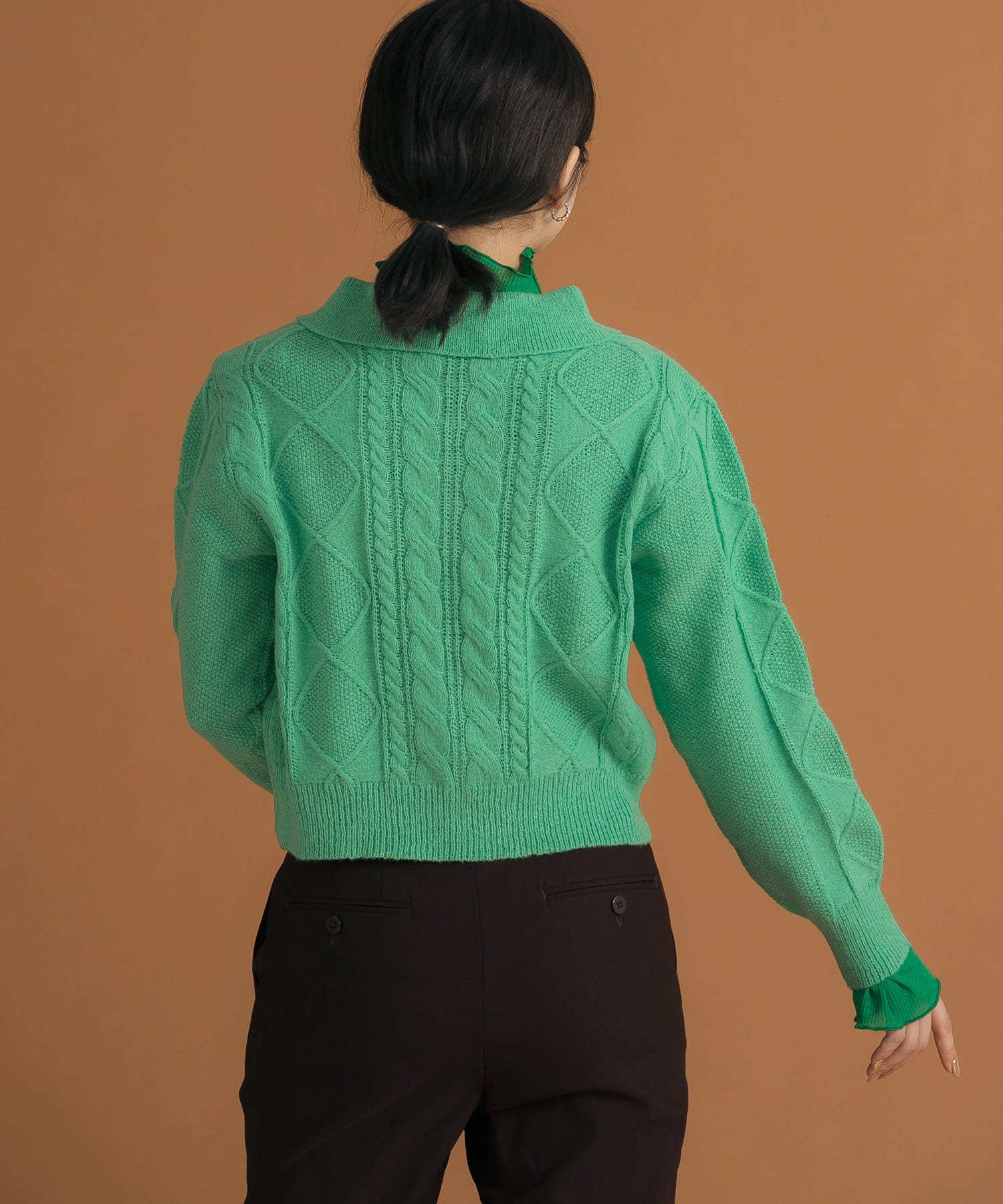 身長：157cm サイズ：one