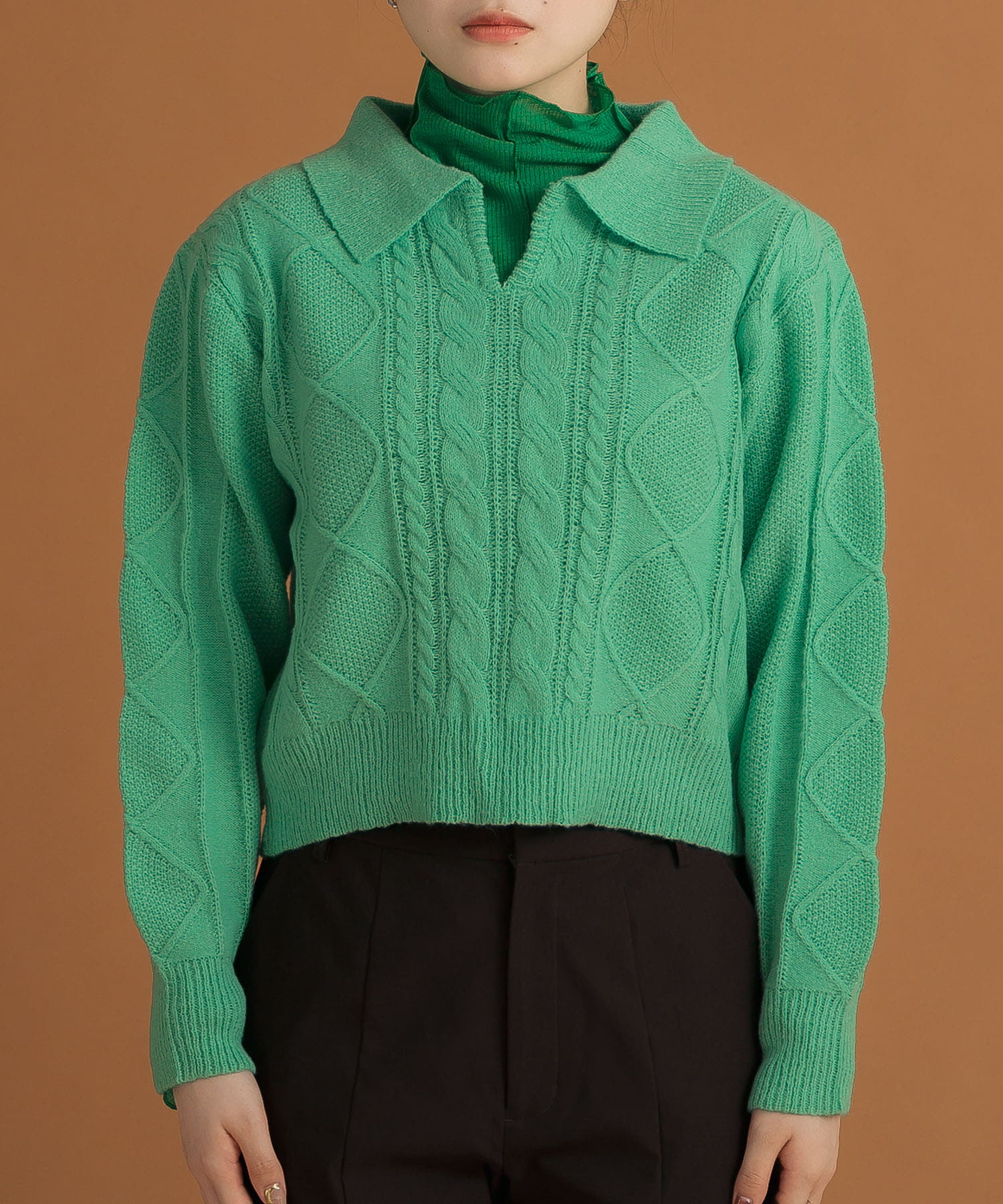 身長：157cm サイズ：one