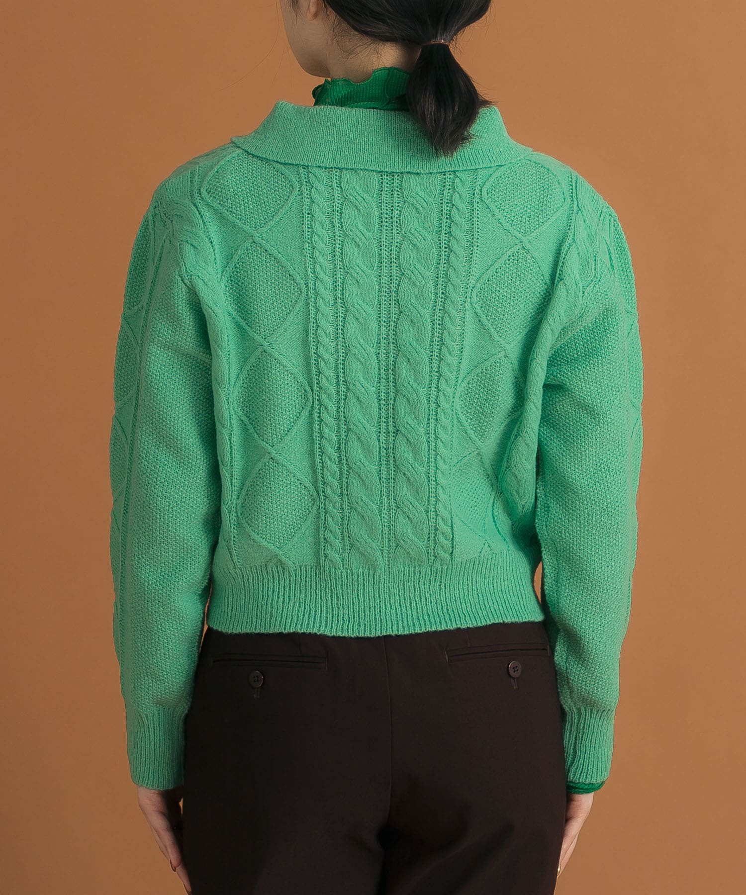 身長：157cm サイズ：one