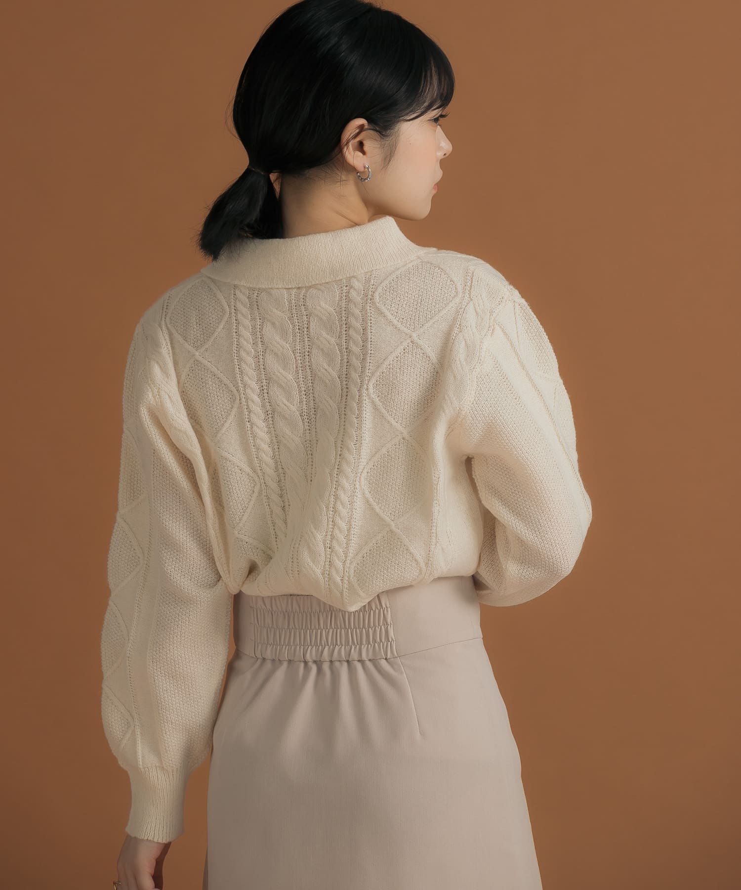 身長：157cm サイズ：one