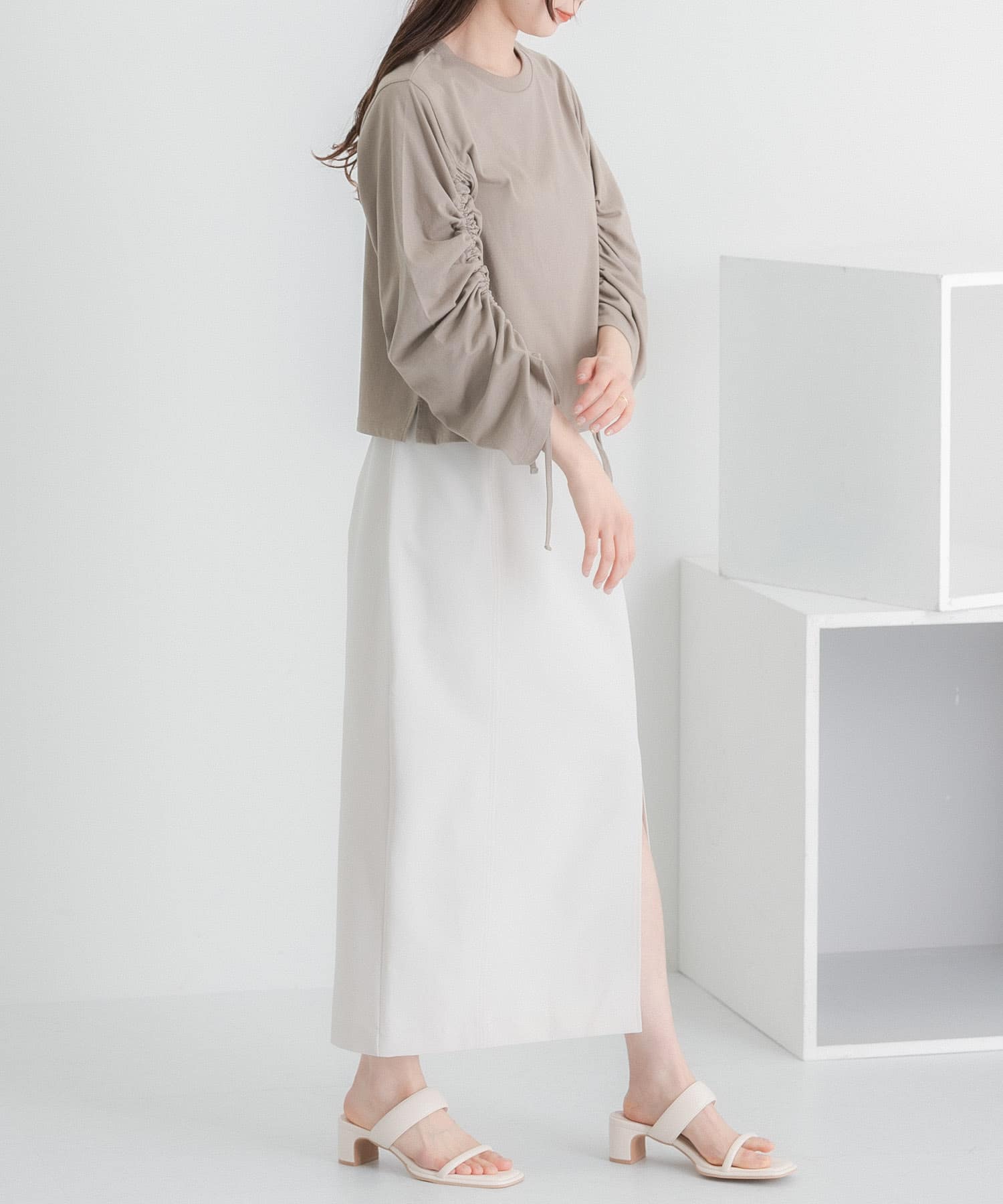 身長：160cm サイズ：one