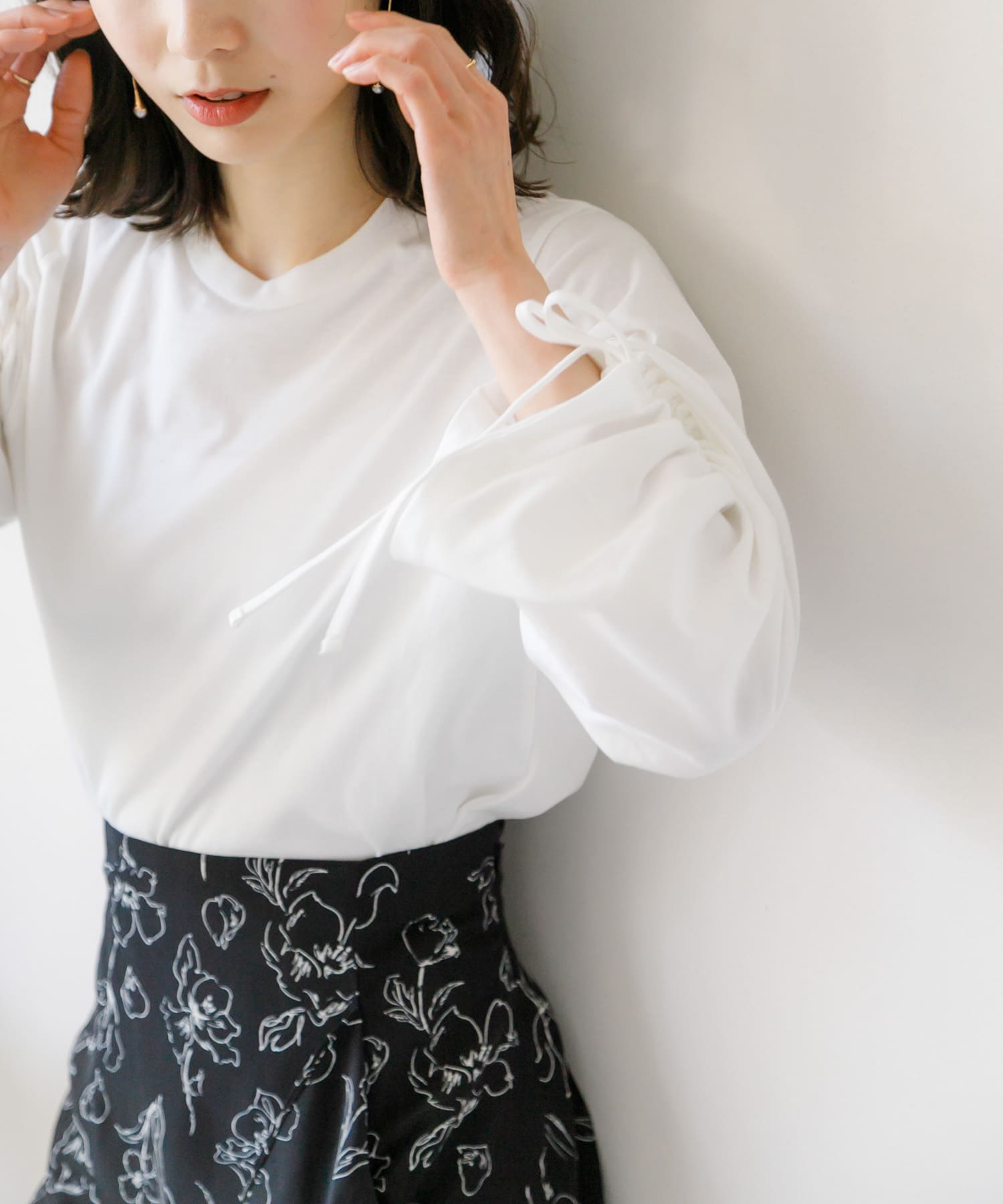 身長：165cm サイズ：one