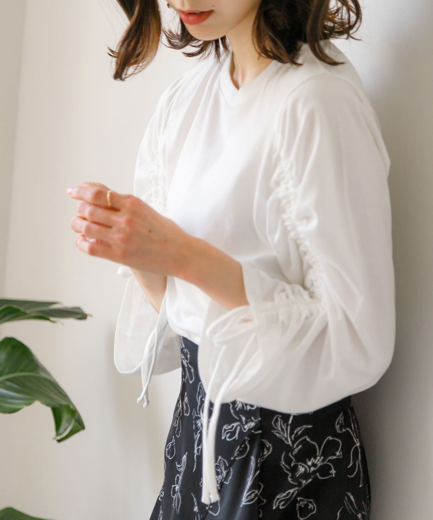 身長：165cm サイズ：one