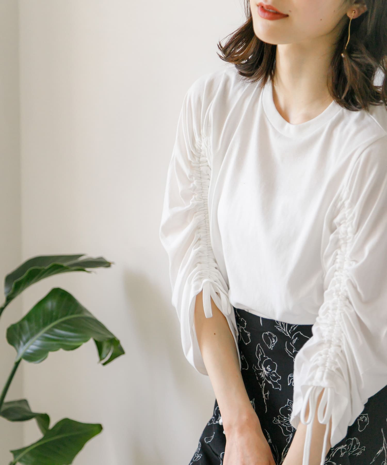 身長：165cm サイズ：one