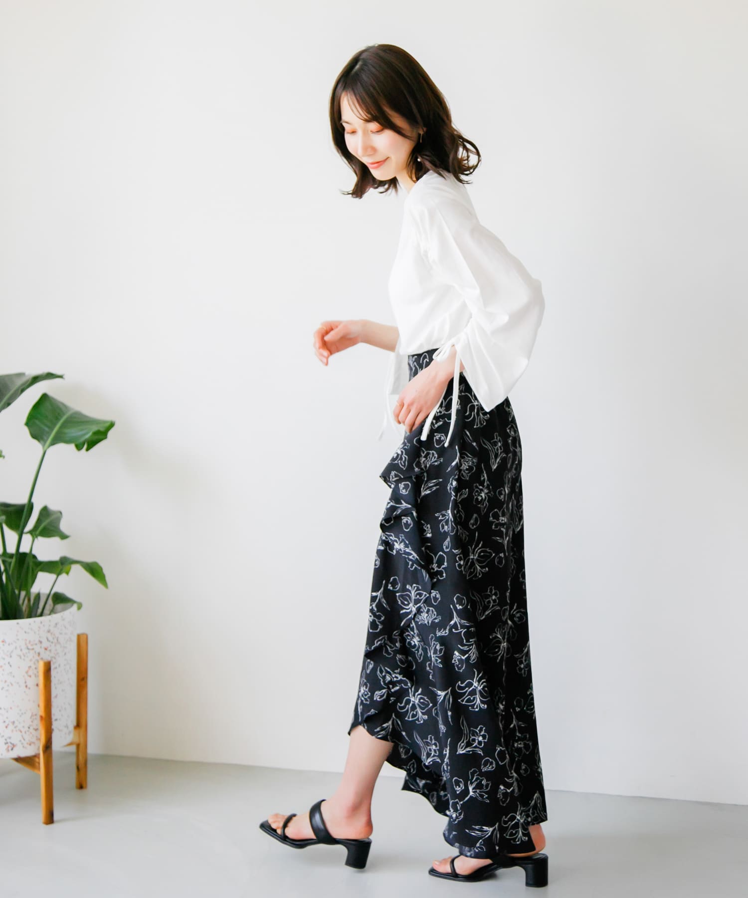 身長：165cm サイズ：one