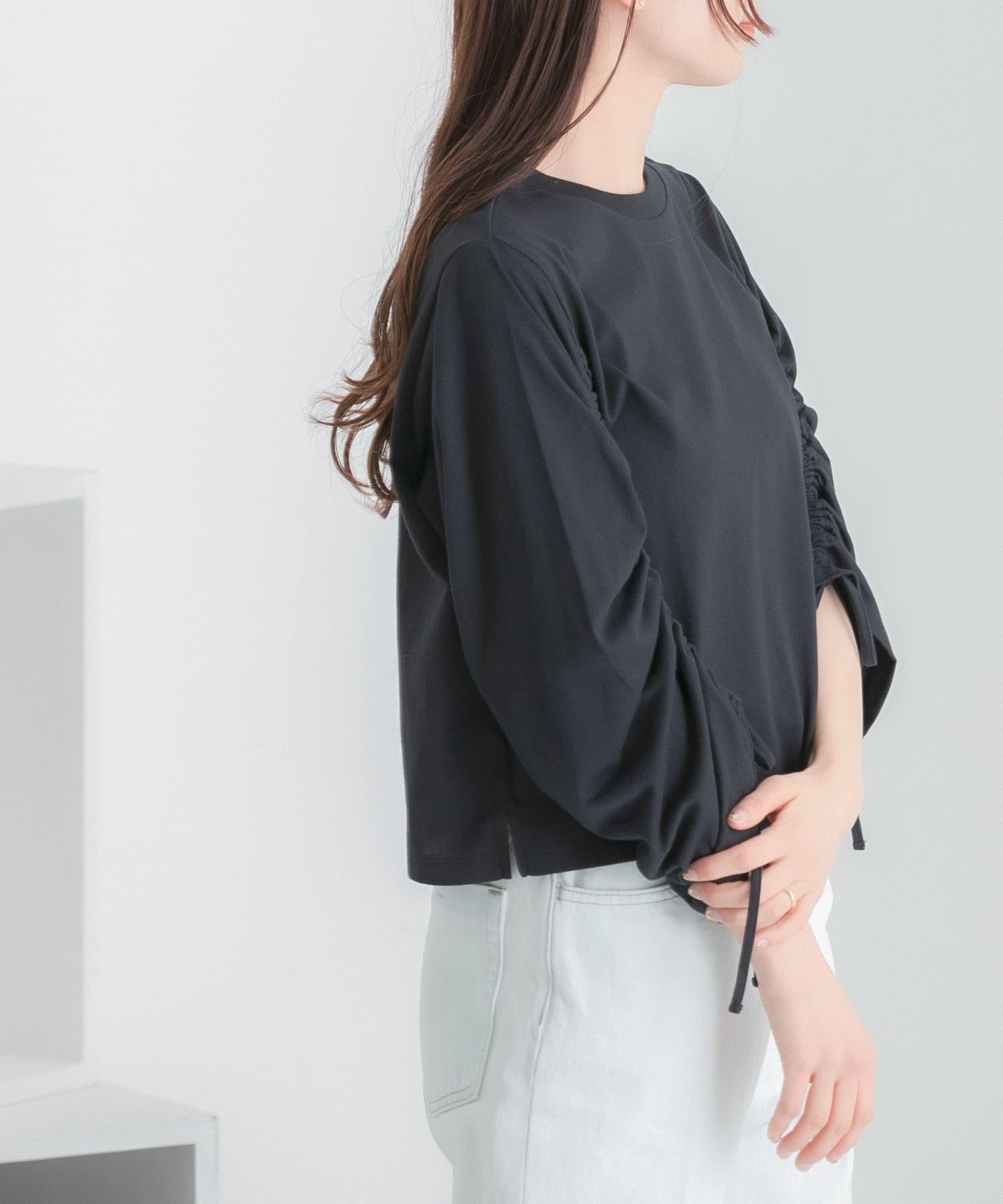 身長：160cm サイズ：one