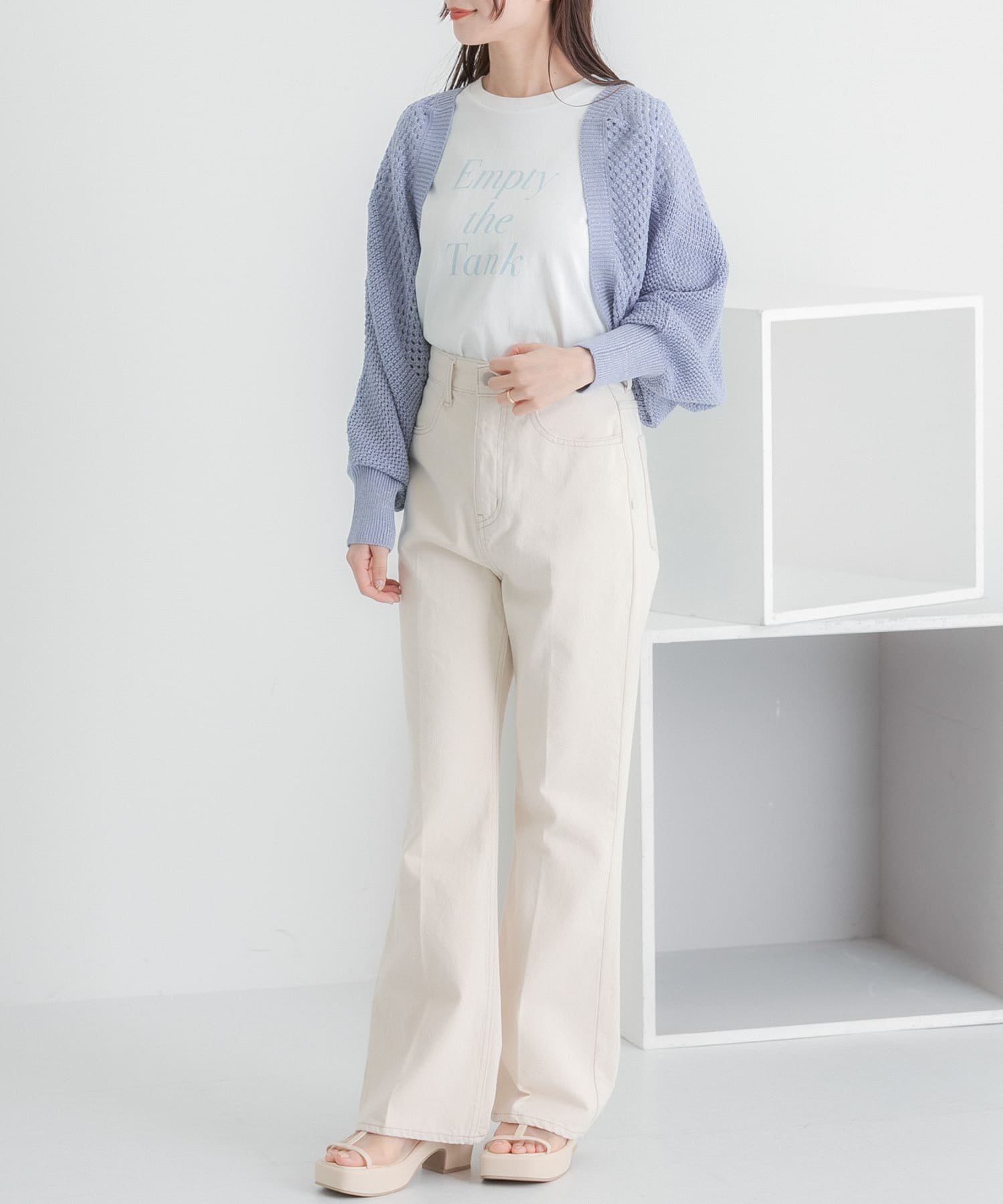 身長：160cm サイズ：one