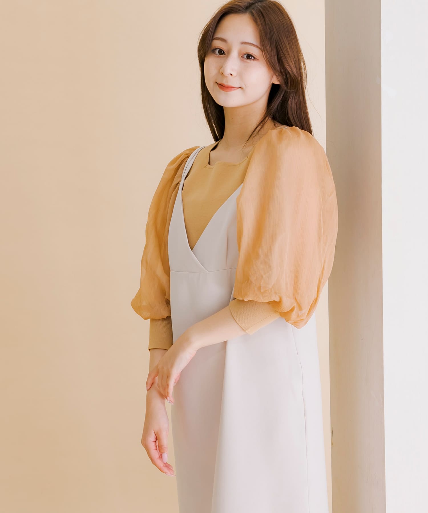 身長：154cm サイズ：one